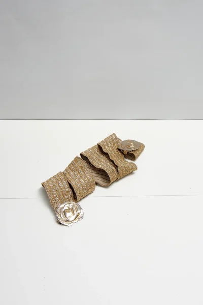 Centură elastică Lurex vintage