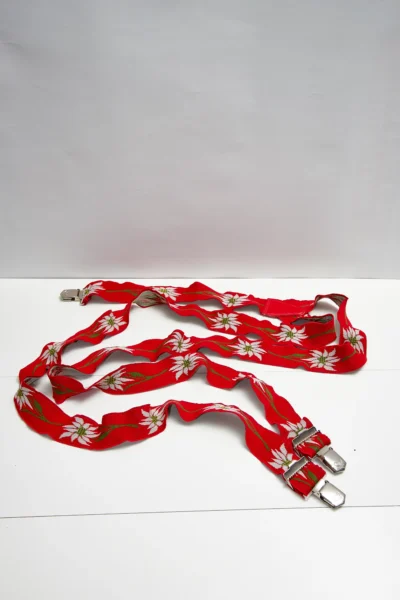 Bretele vintage cu cleme metalice