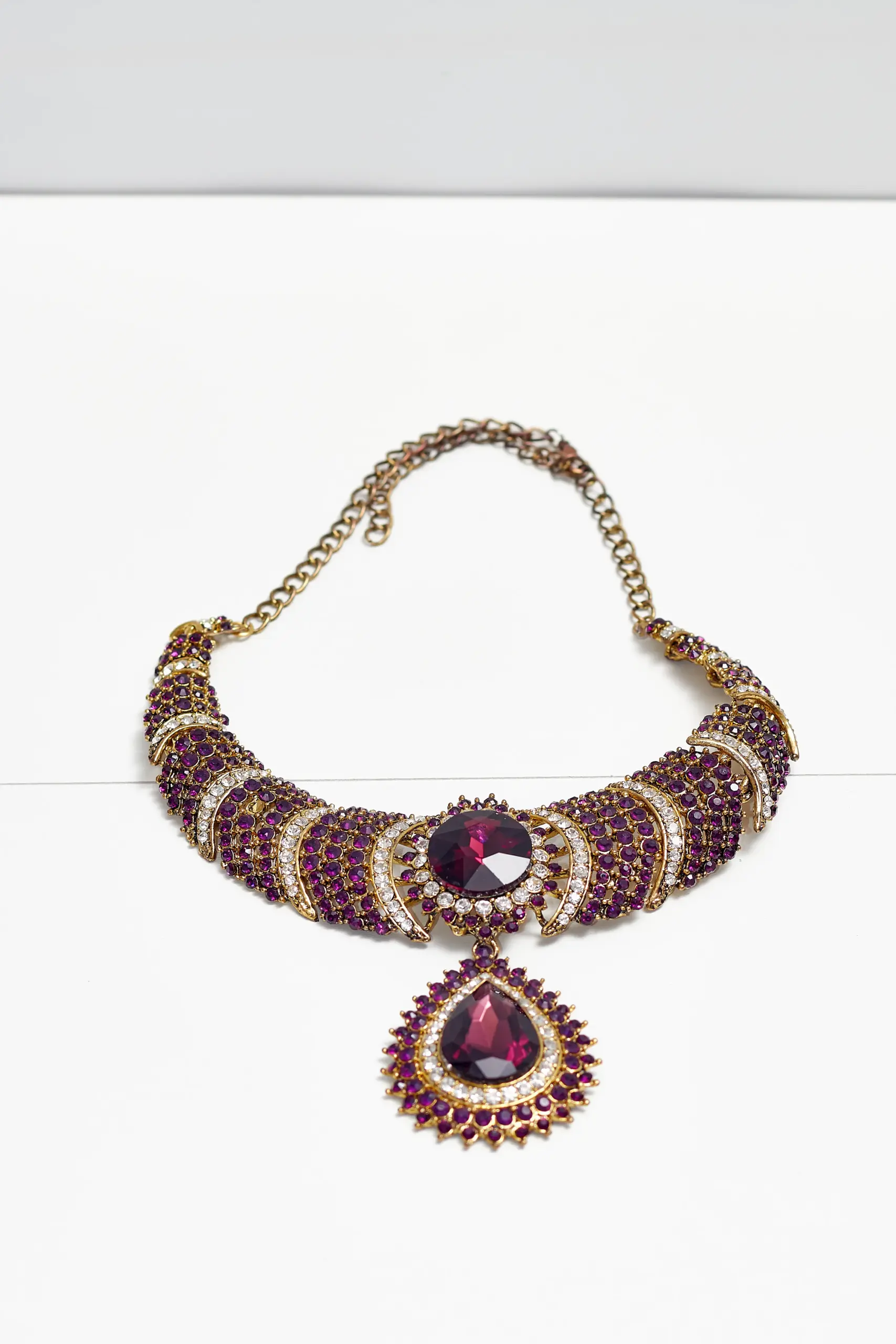 Colier cu cristale vintage - imagine 2