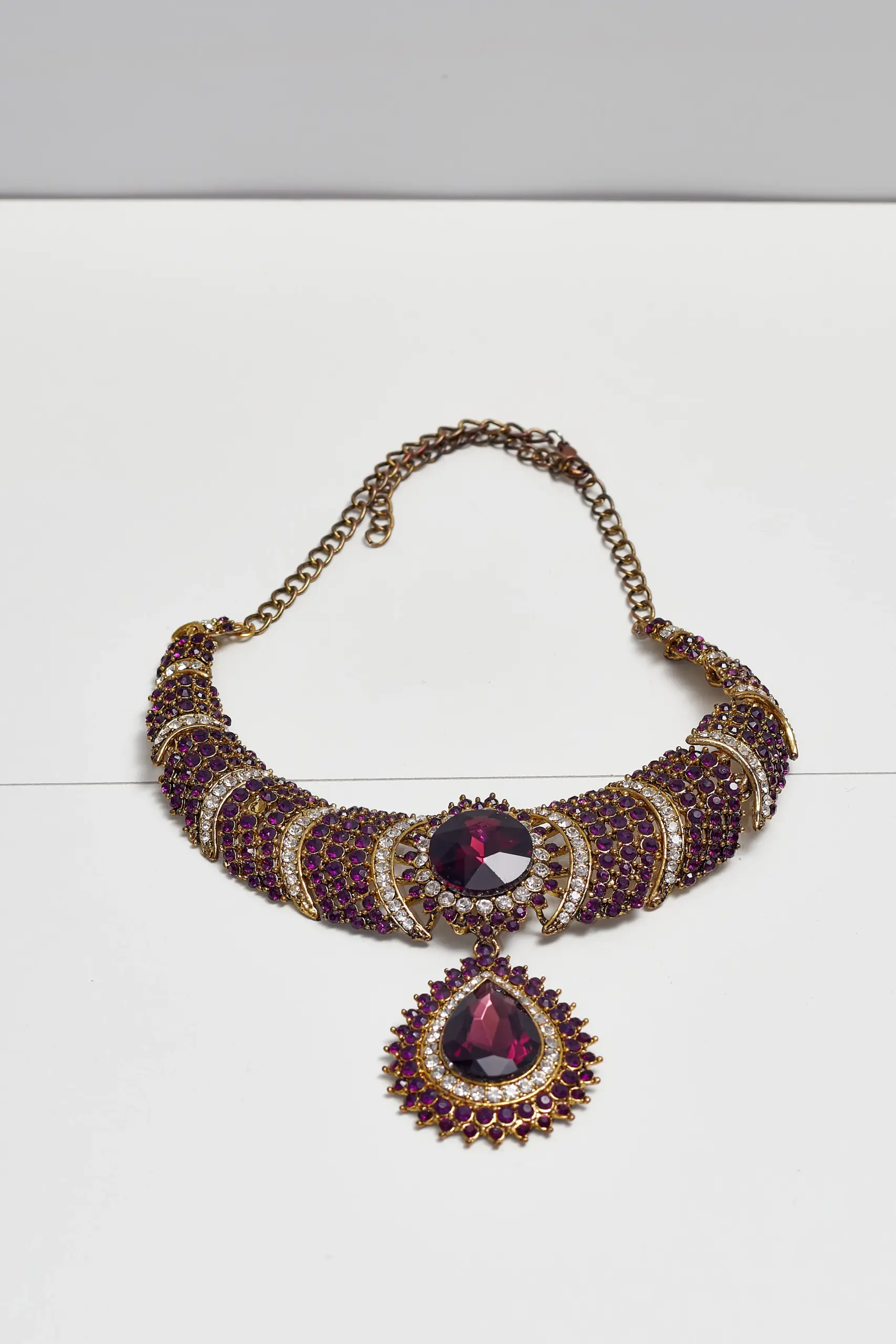 Colier cu cristale vintage - imagine 3