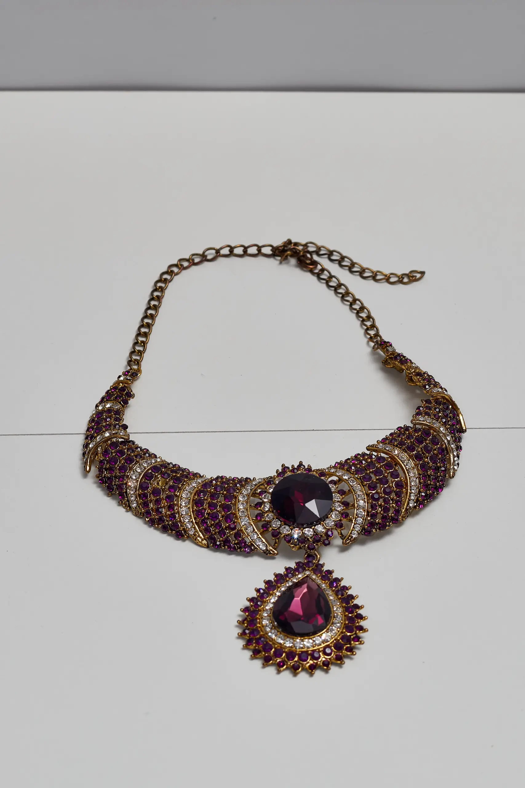 Colier cu cristale vintage - imagine 4