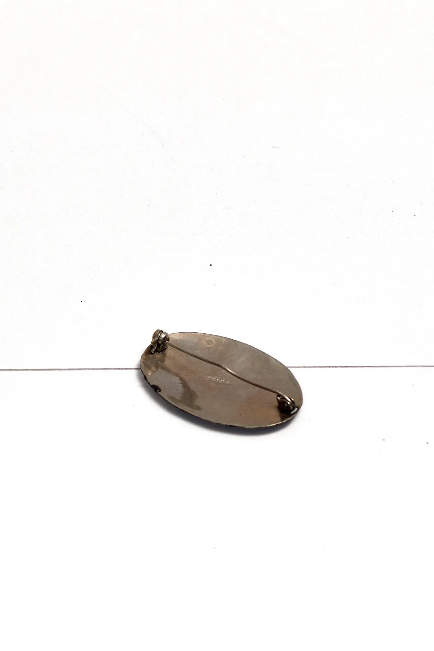 Brosă Vintage Ovală - imagine 2