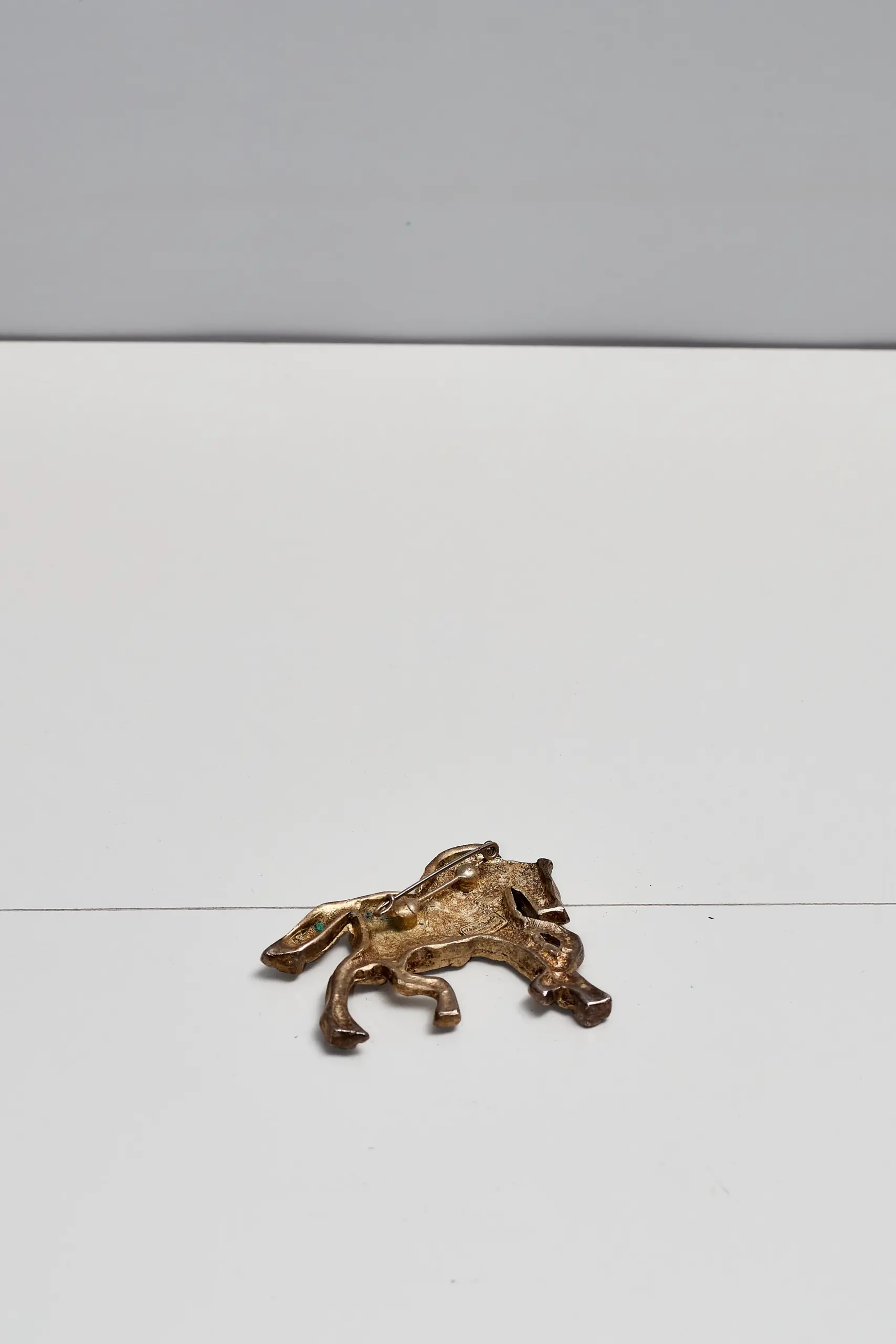 Brosă modernistă vintage cal - imagine 2