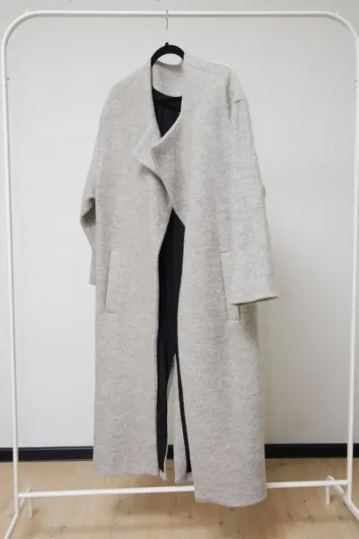 Palton gri deschis vintage M