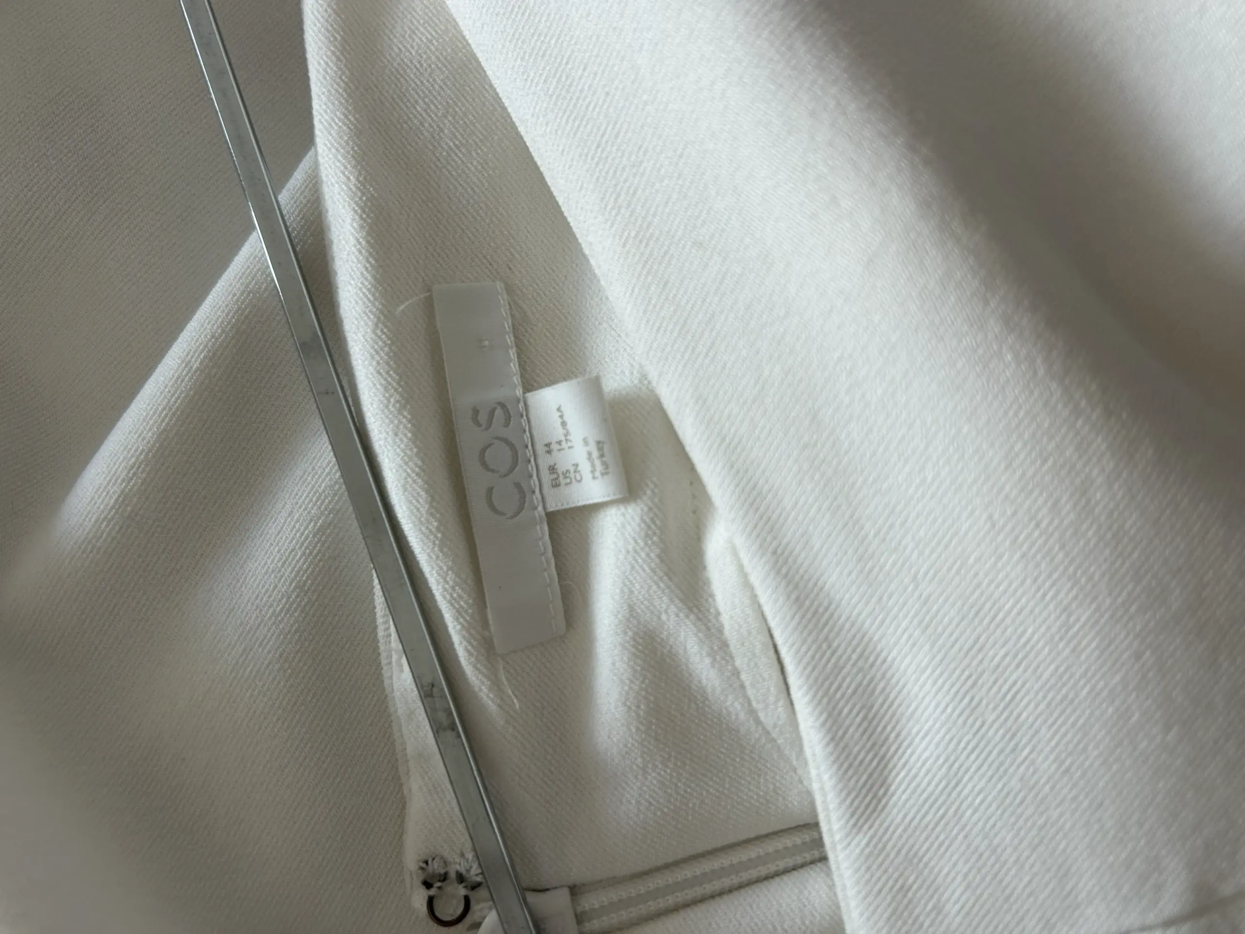 Top alb din denim COS, mărime EU 42/L - imagine 4