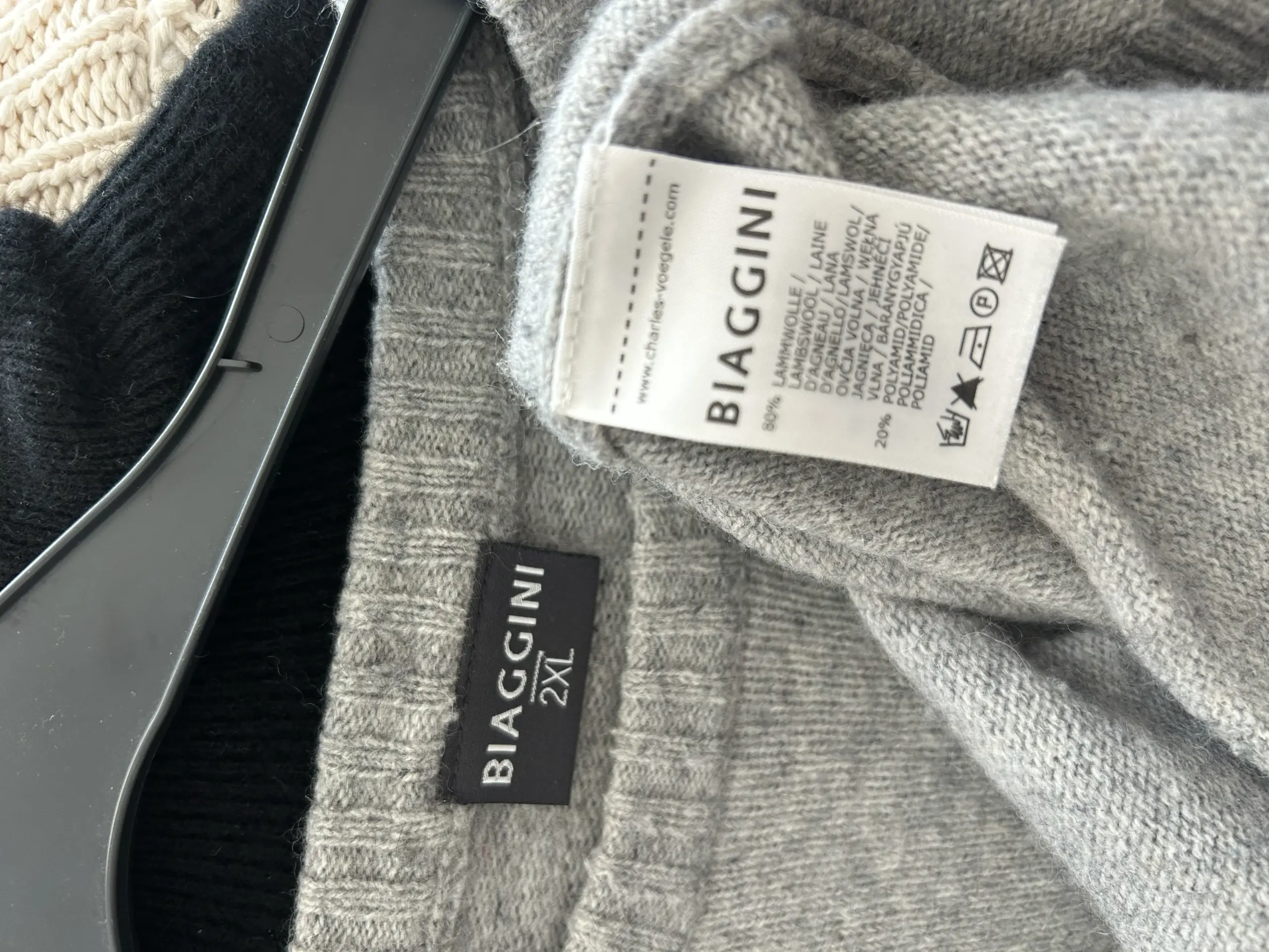 Pulover vintage din lână de miel, XL - imagine 7