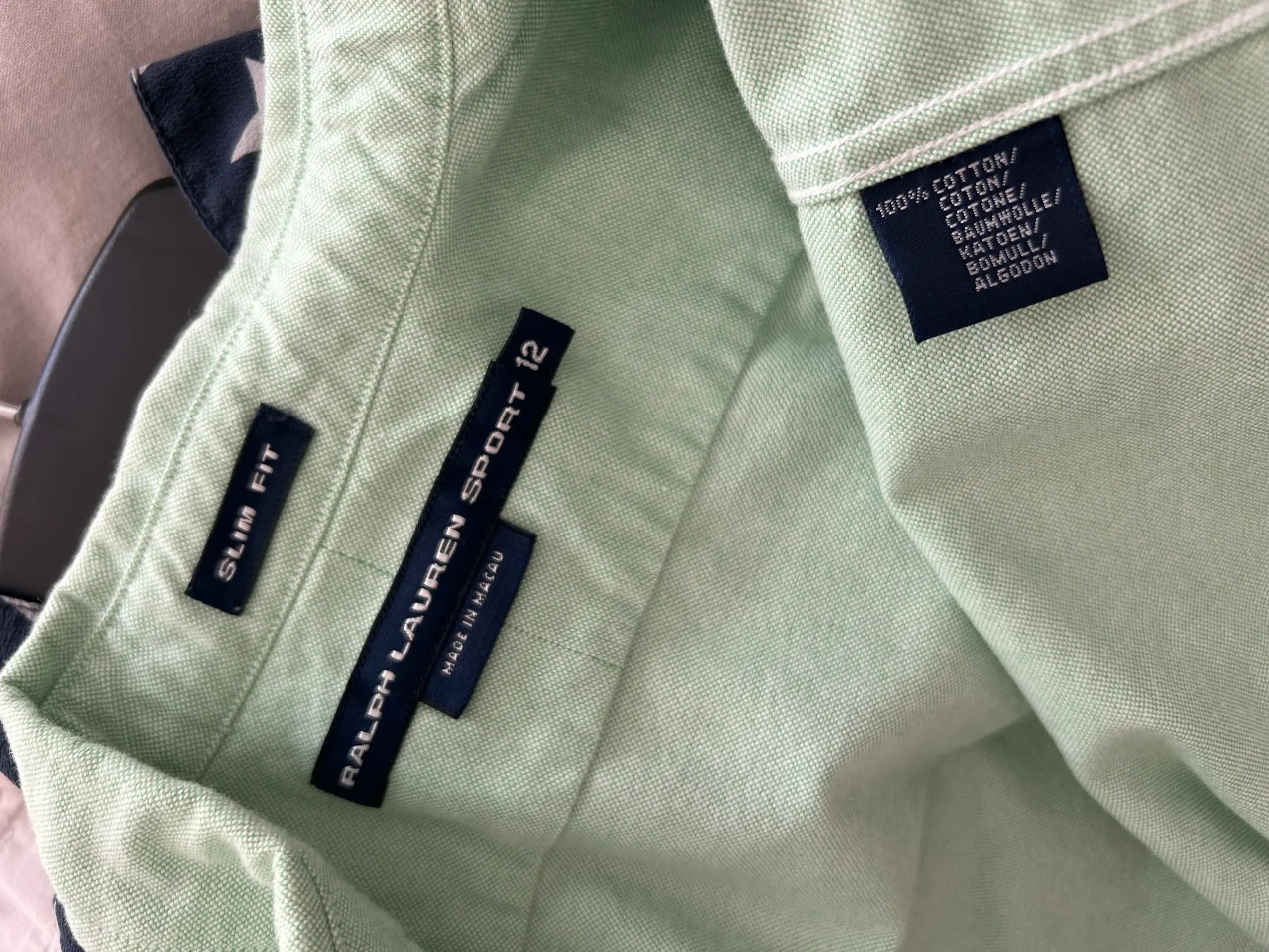 Cămășă Ralph Lauren Sport Verde Mentă, mărime M - imagine 6