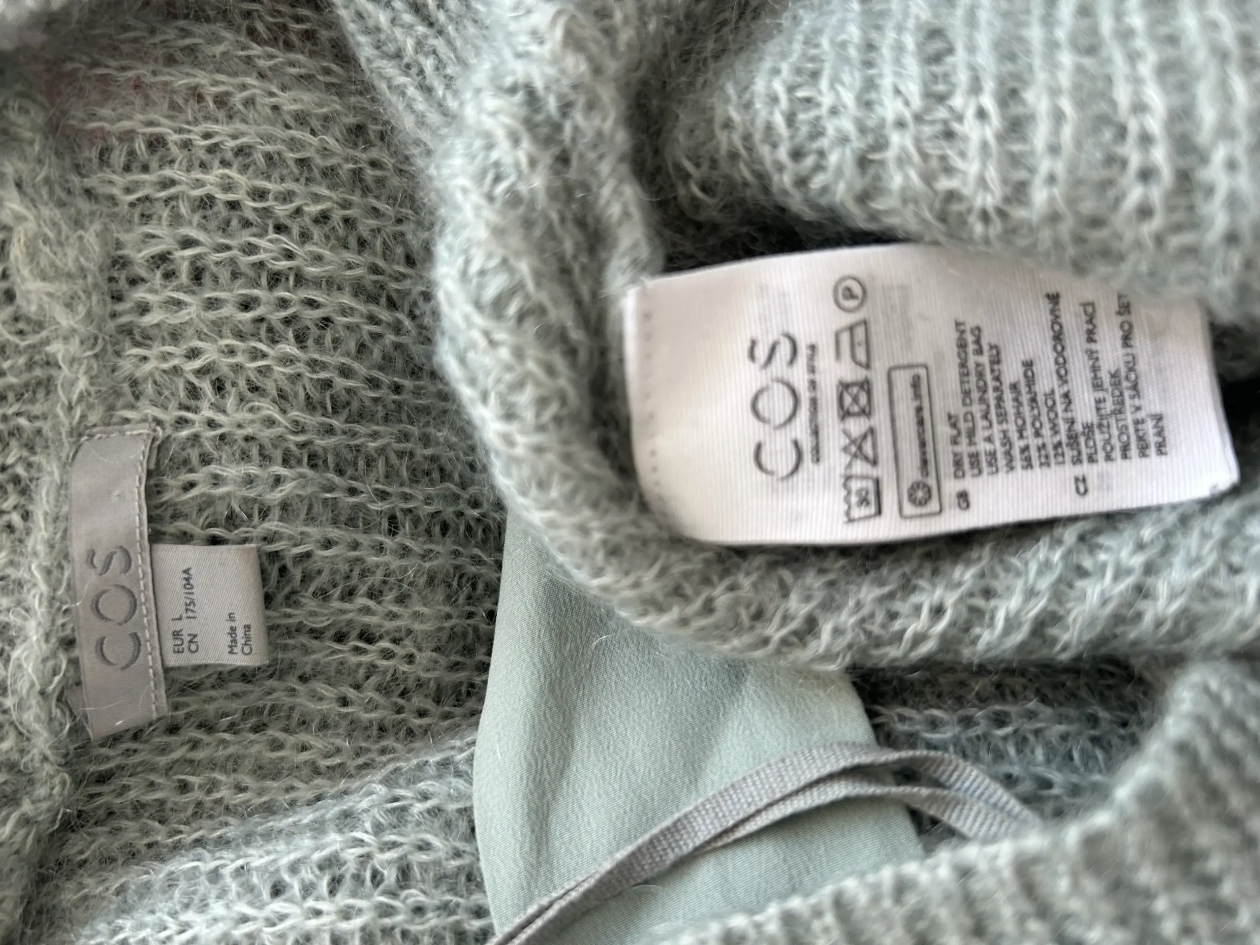 Pulover din mohair COS mentă, mărime L - imagine 4