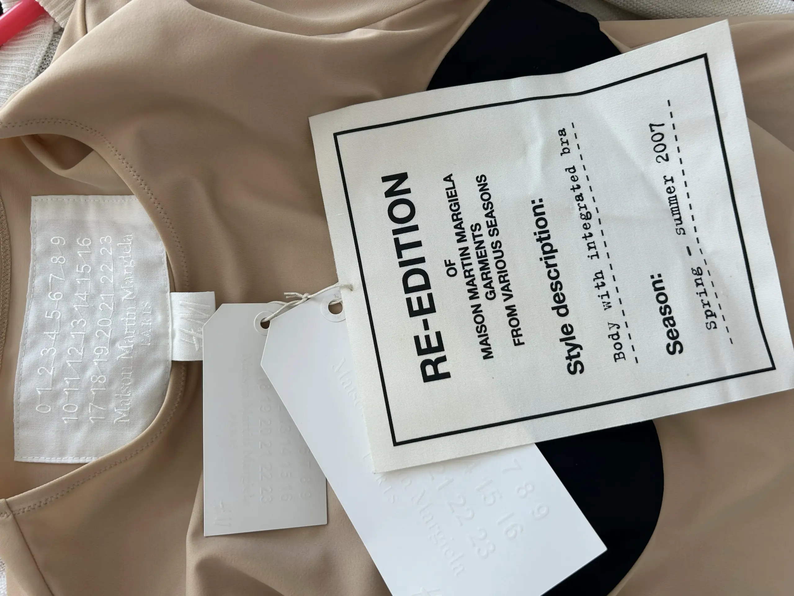 Body cu sutien integrat Margiela pentru H&M marime EU 42/M - imagine 4