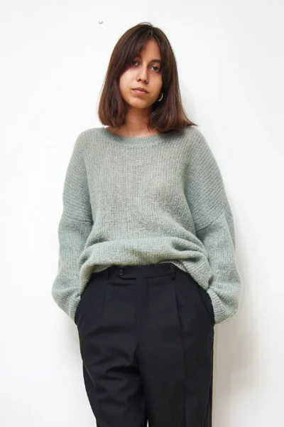 Pulover din mohair COS mentă, mărime L