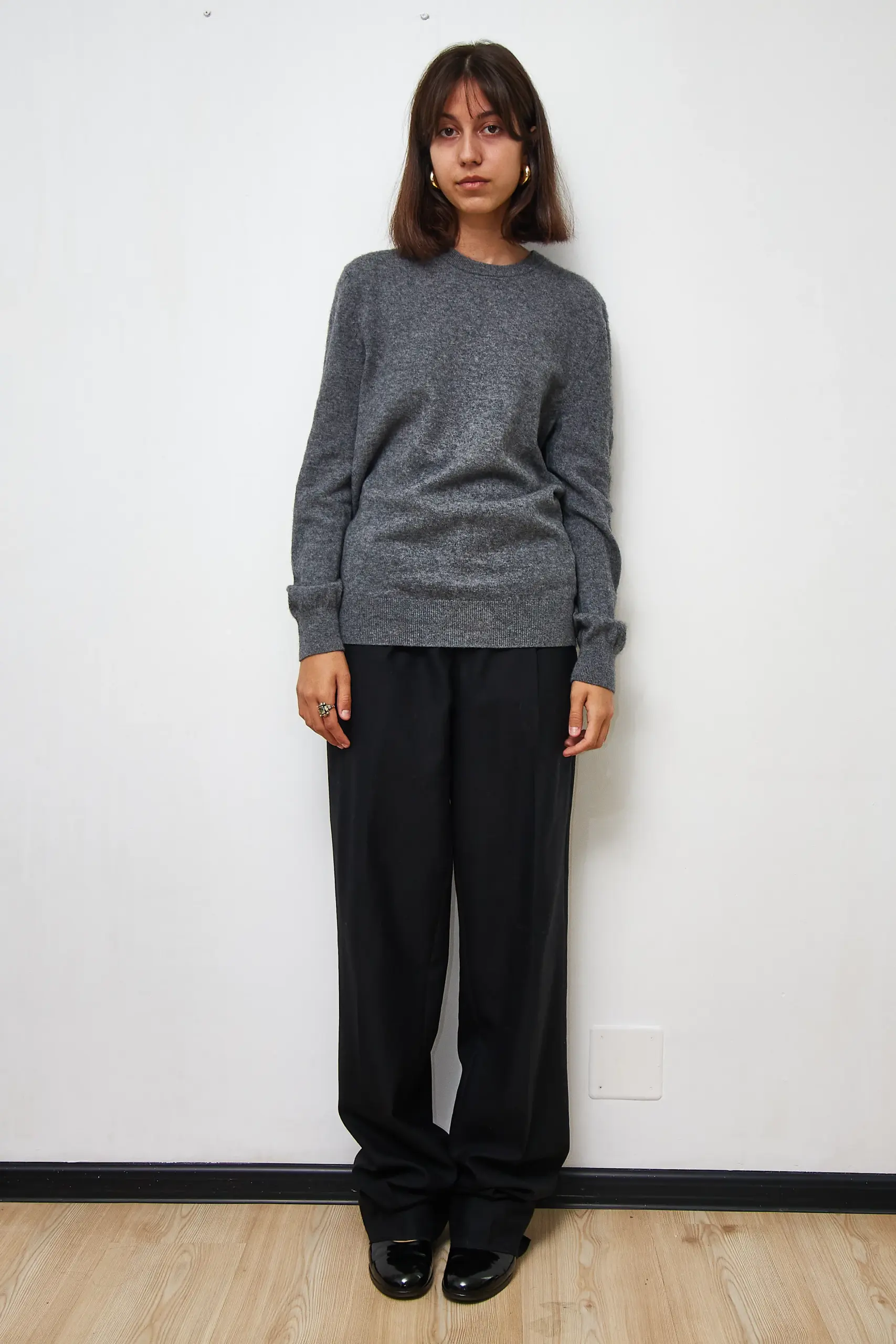 Pulover gri din lână COS, mărime S - imagine 2