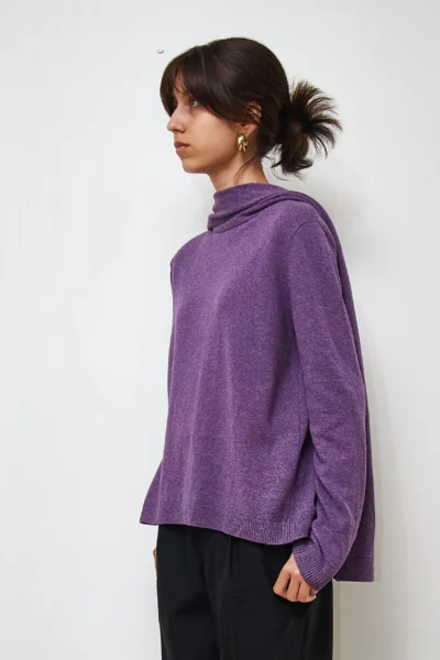 Cardigan din lână Mov - M