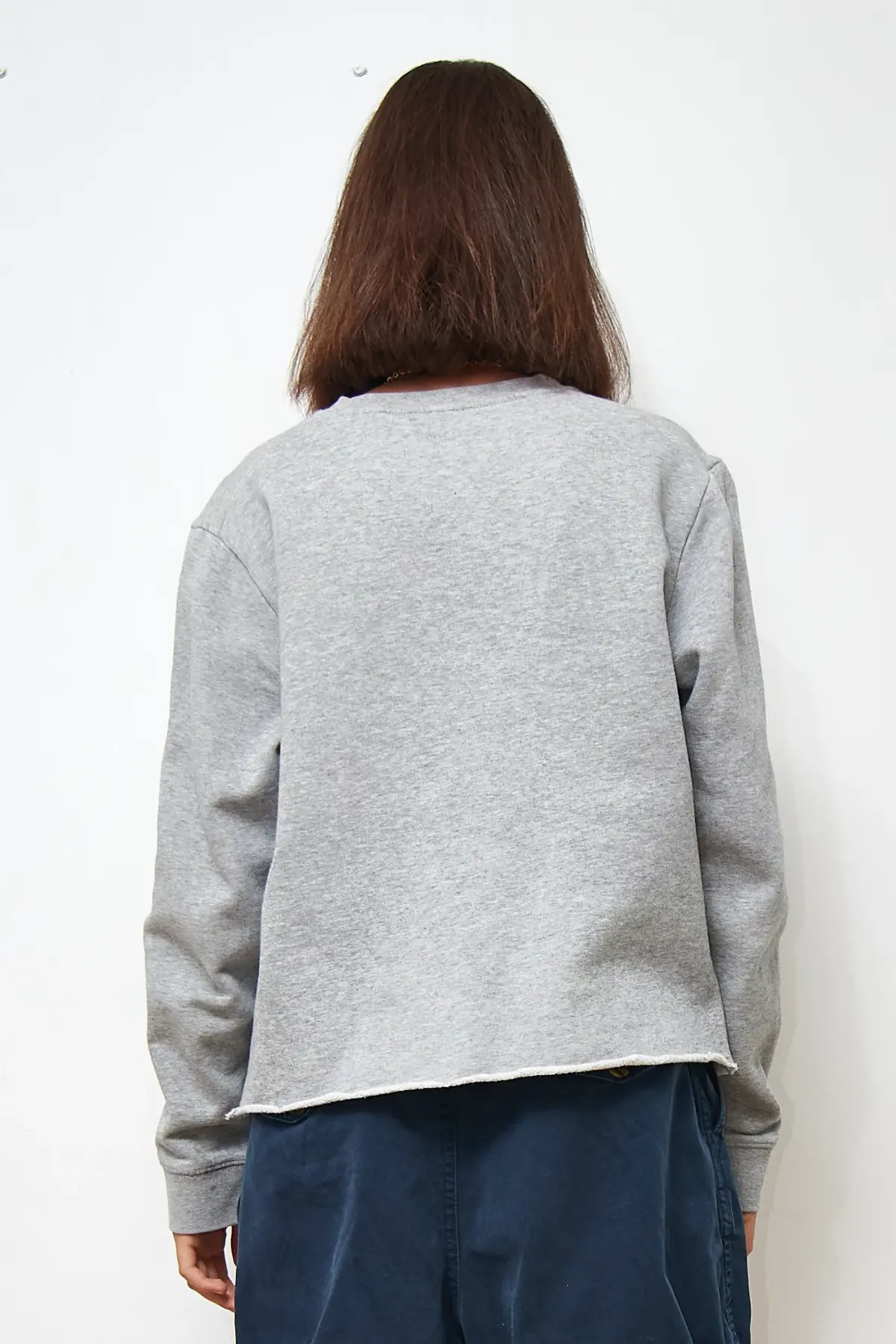 Bluză de bumbac COS gri, M - imagine 4