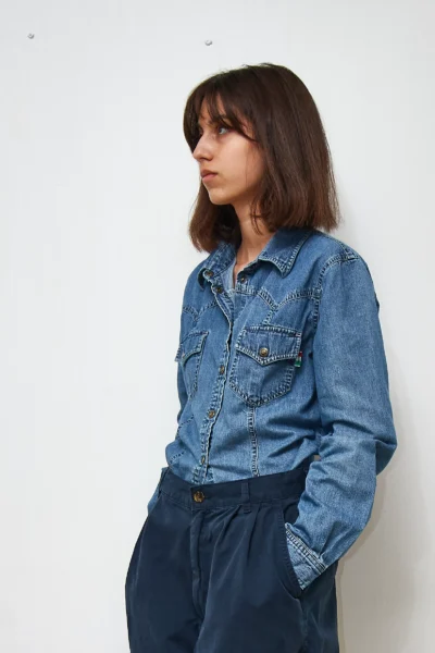 Cămășă din denim Moschino, mărime EU 40/M