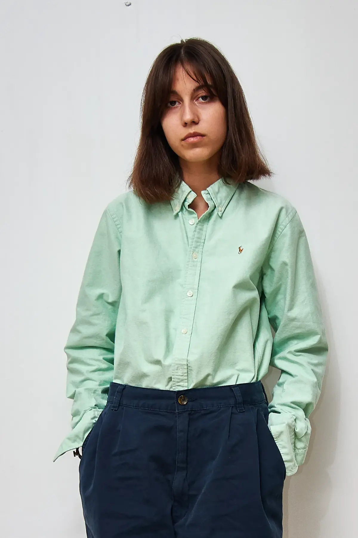 Cămășă Ralph Lauren Sport Verde Mentă, mărime M - imagine 5