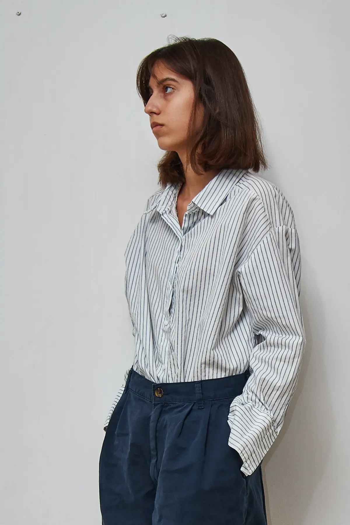 Cămășă de bumbac 2-way, L - imagine 5