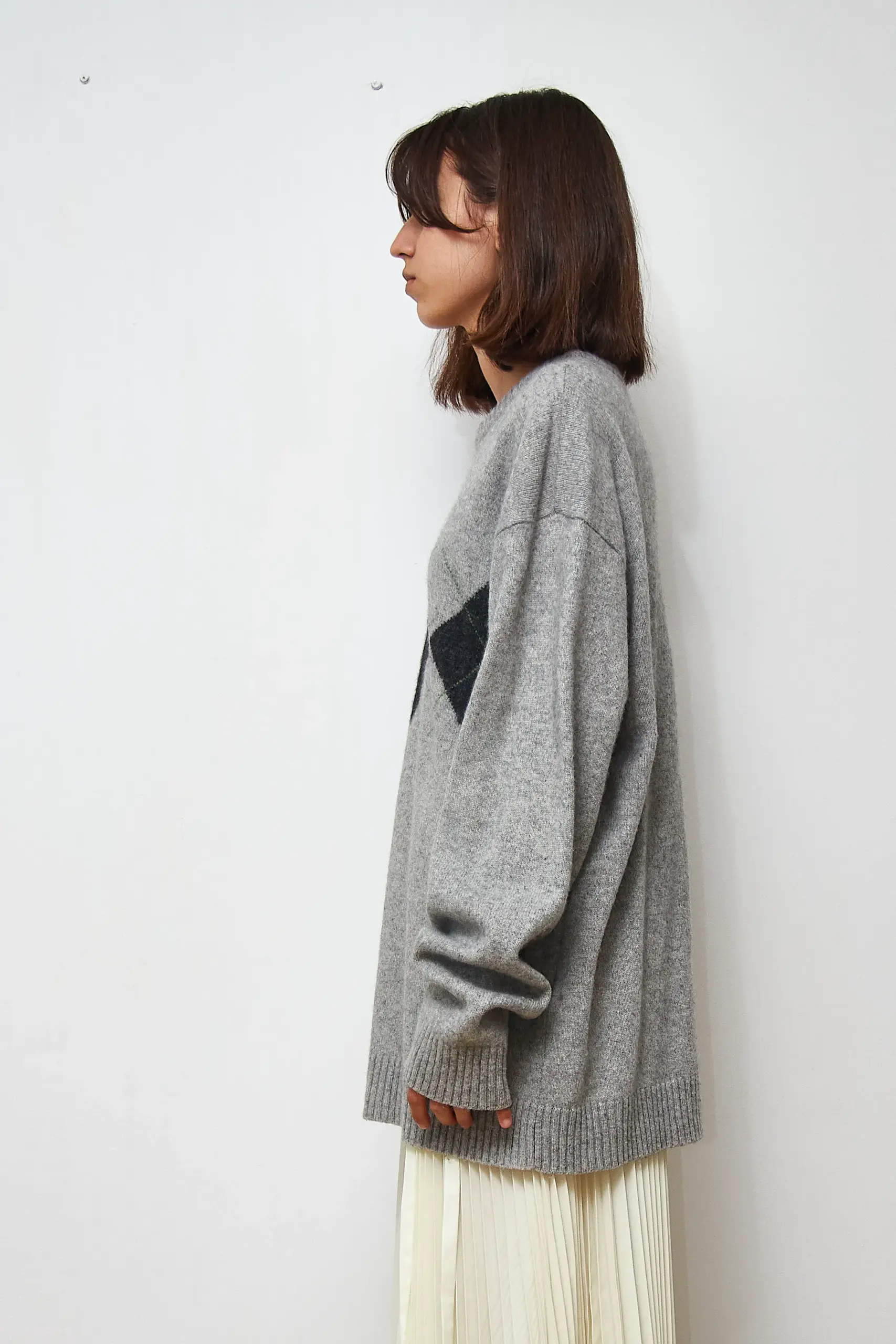 Pulover vintage din lână de miel, XL - imagine 4