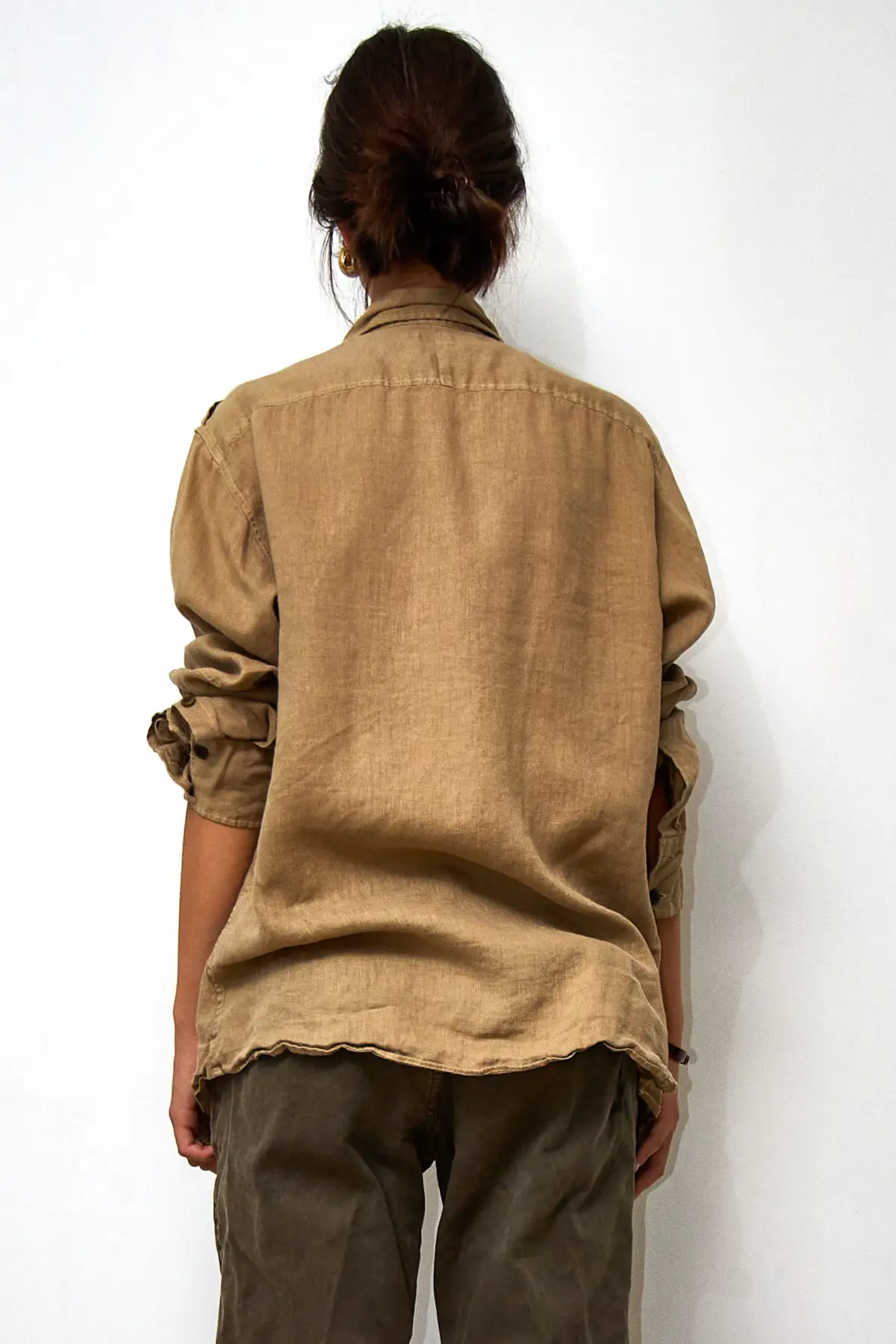 Cămășă Safari Ralph Lauren din in, mărime M - imagine 3