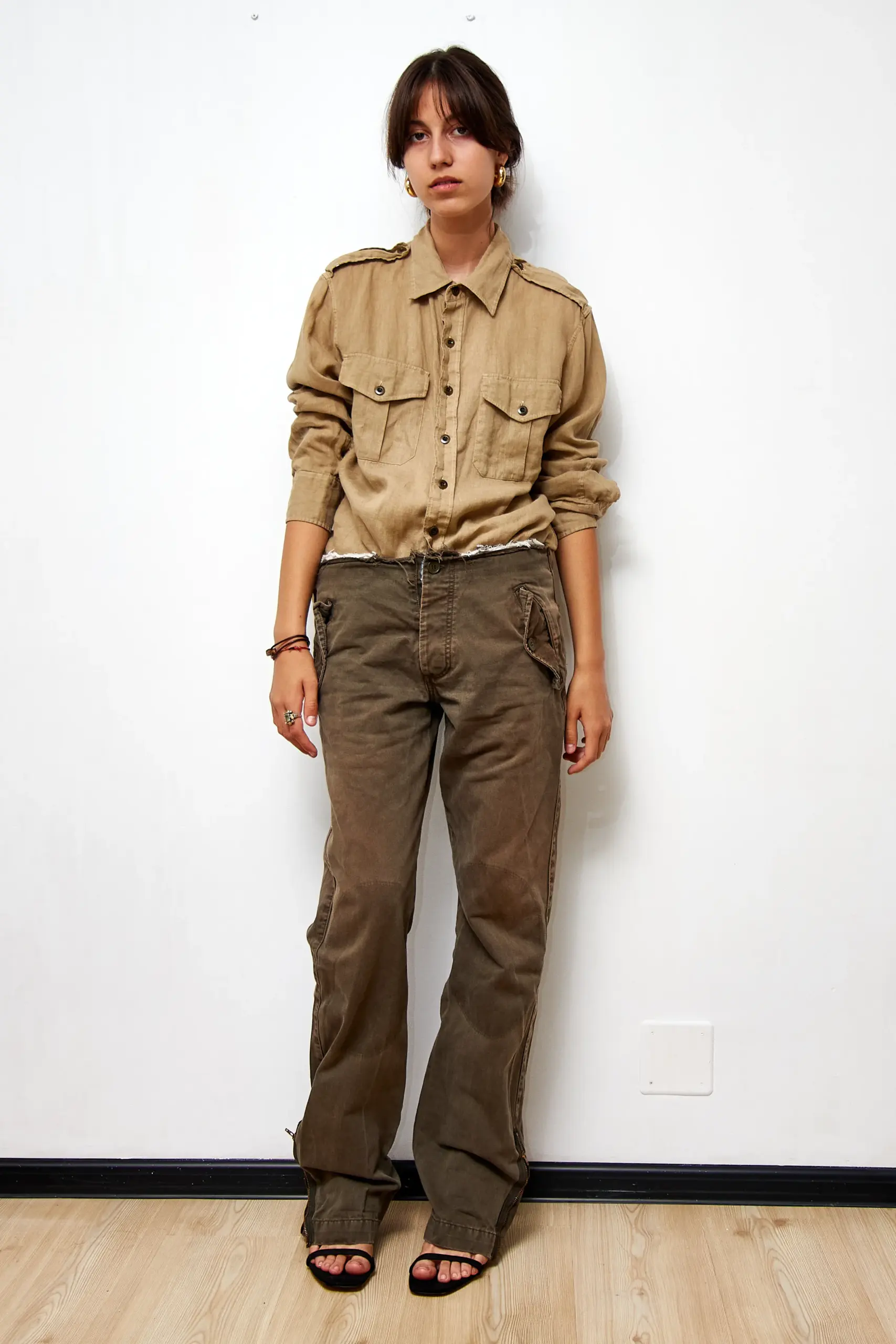 Cămășă Safari Ralph Lauren din in, mărime M - imagine 4