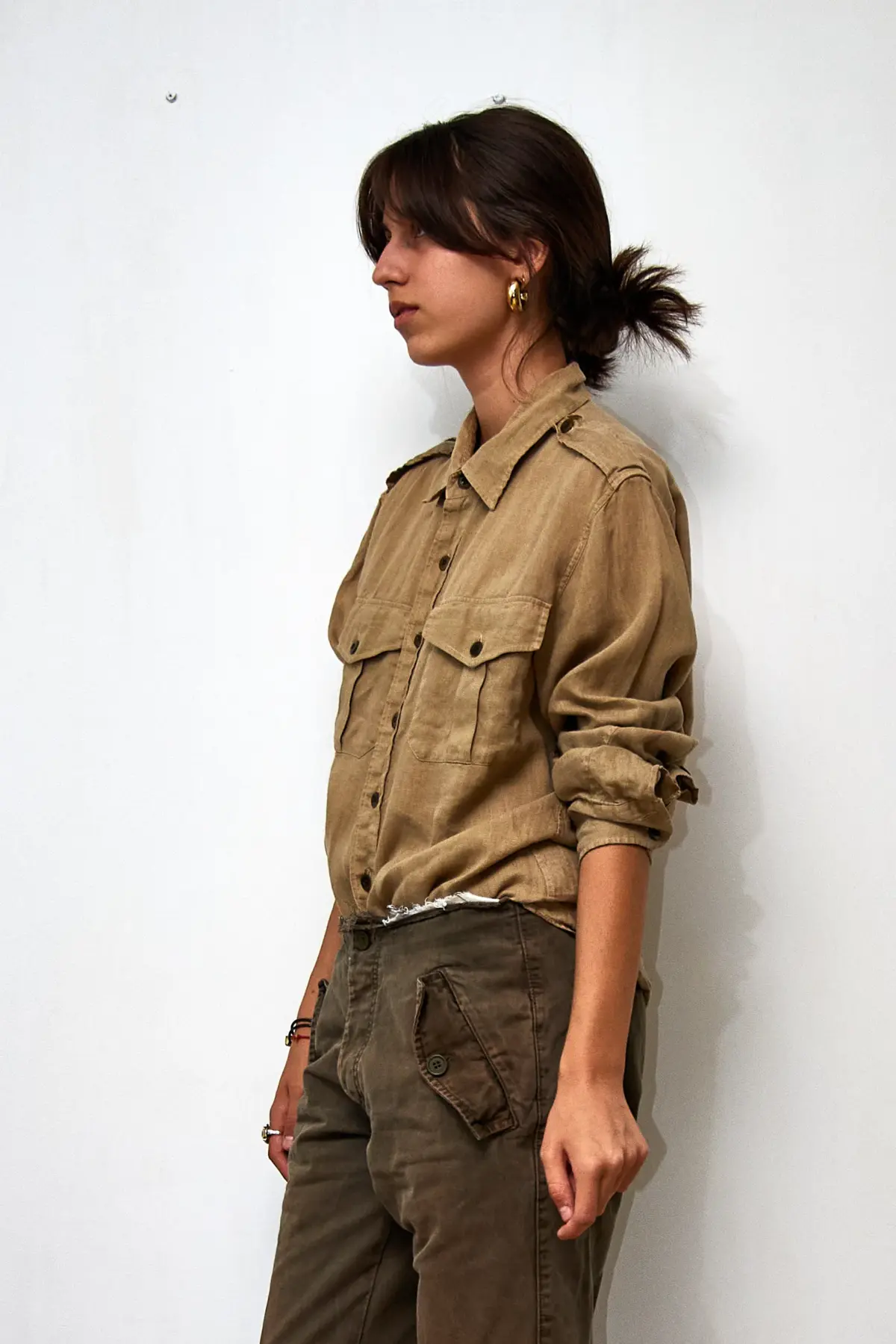 Cămășă Safari Ralph Lauren din in, mărime M - imagine 5