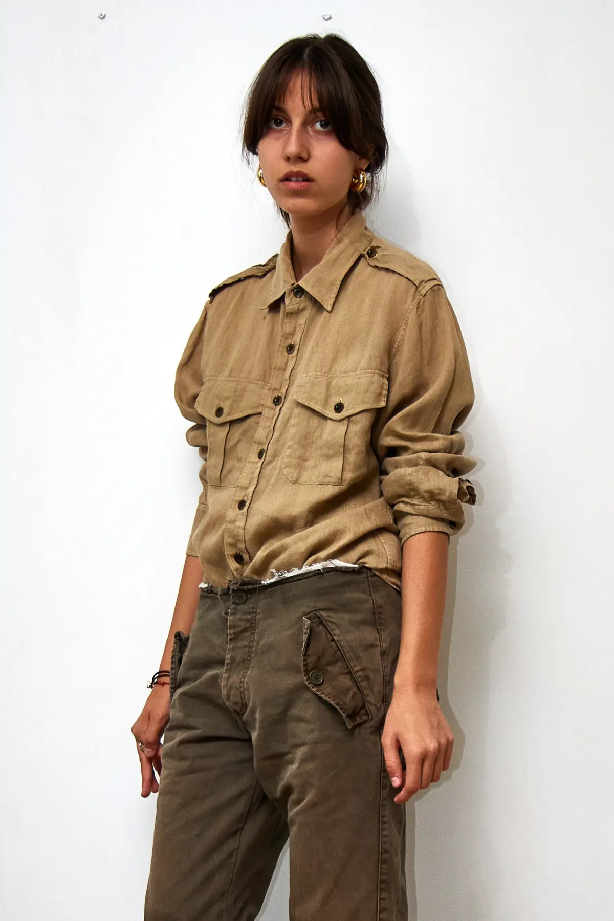 Cămășă Safari Ralph Lauren din in, mărime M - imagine 6