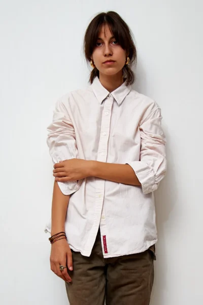 Cămășă dungată Tommy Hilfiger Vintage, mărime XL