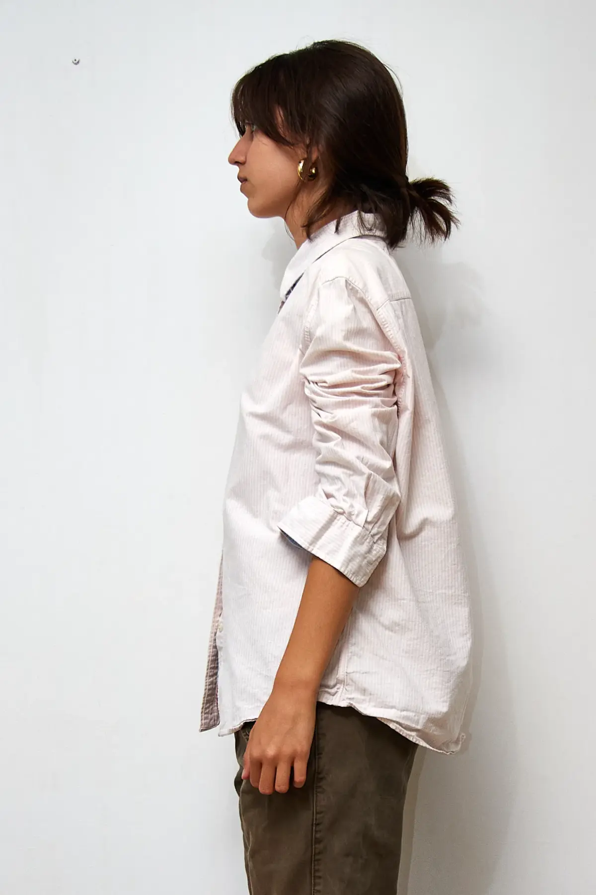 Cămășă dungată Tommy Hilfiger Vintage, mărime XL - imagine 2