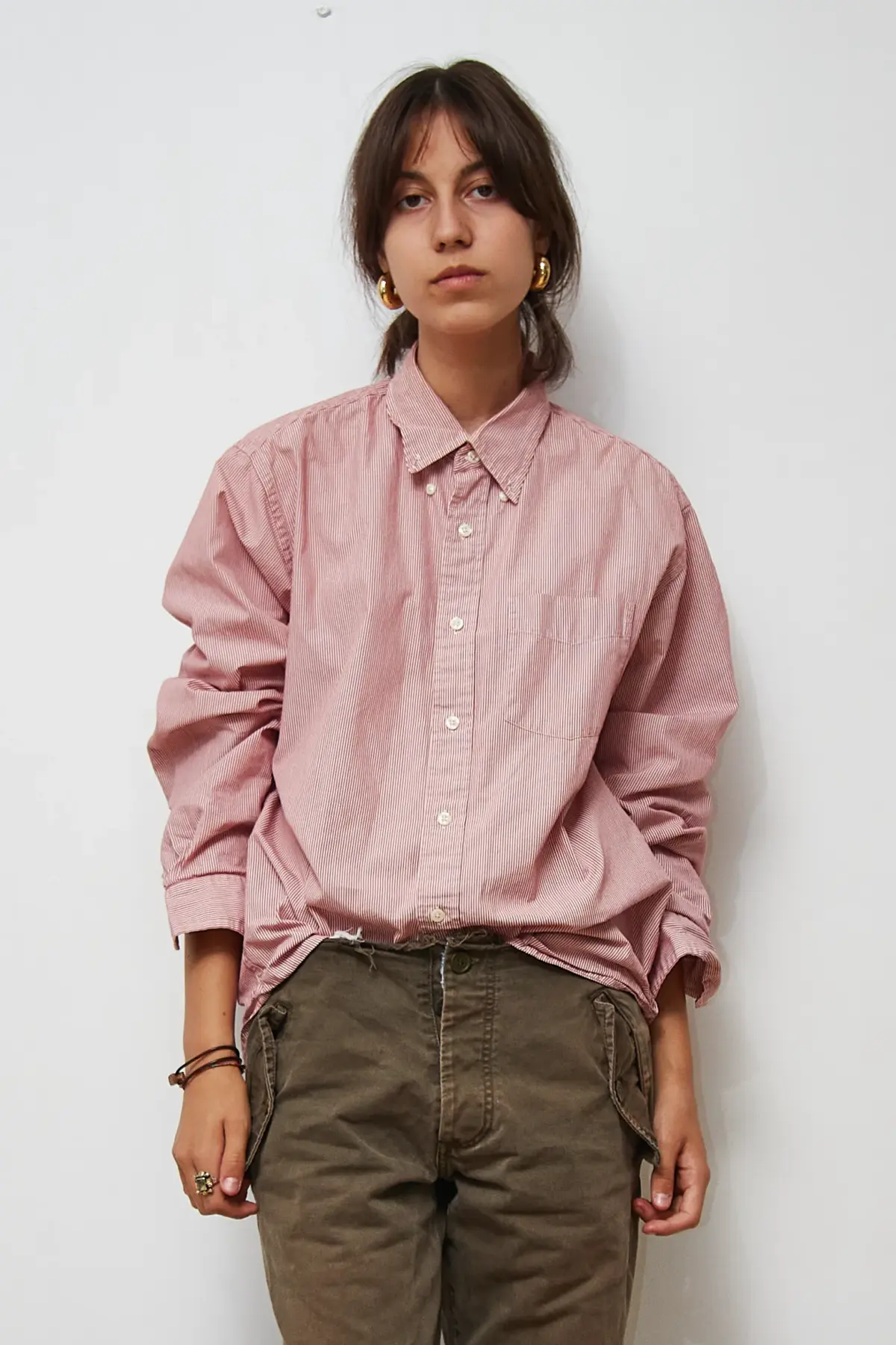 Cămașă vintage GAP cu dungi, mărime M - imagine 4