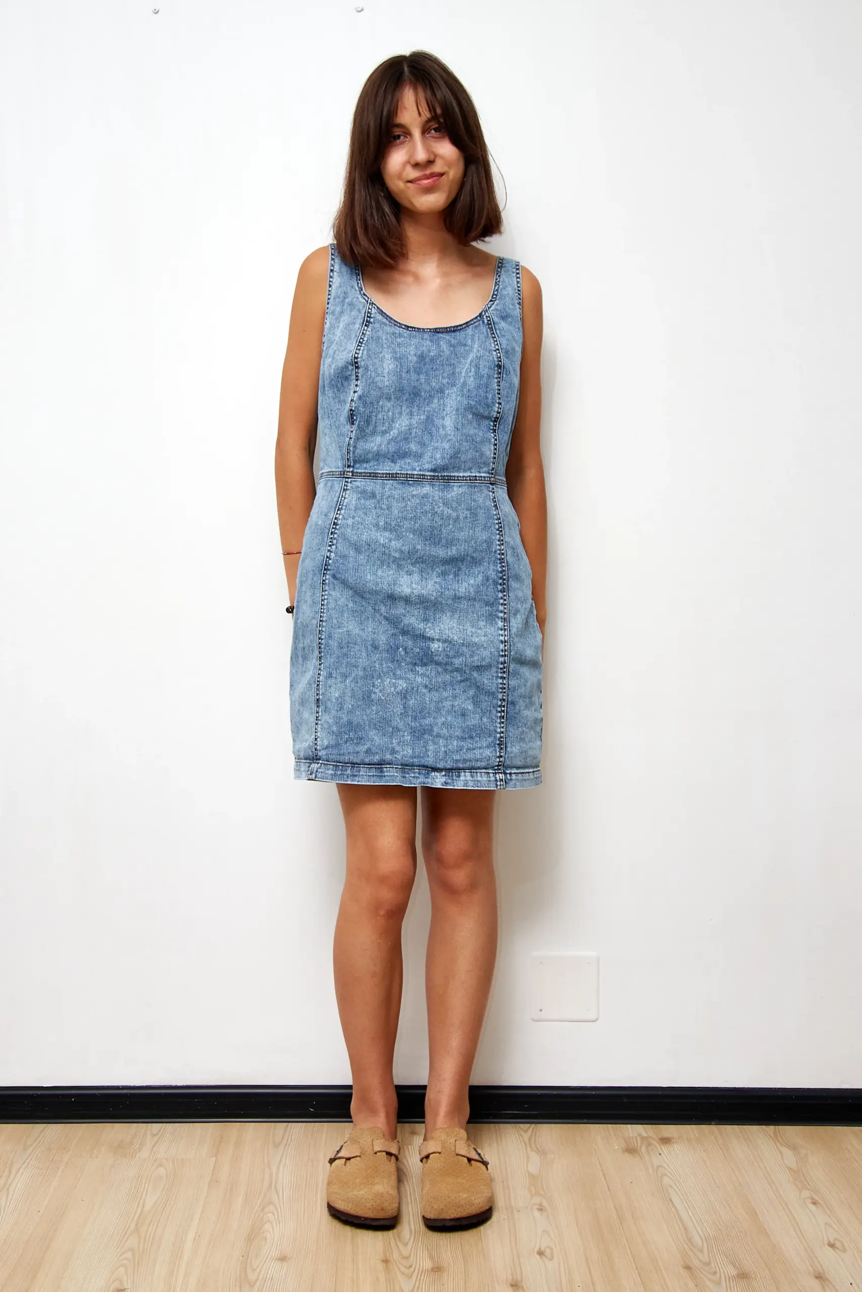 Rochie din denim vintage, mărime EU 40