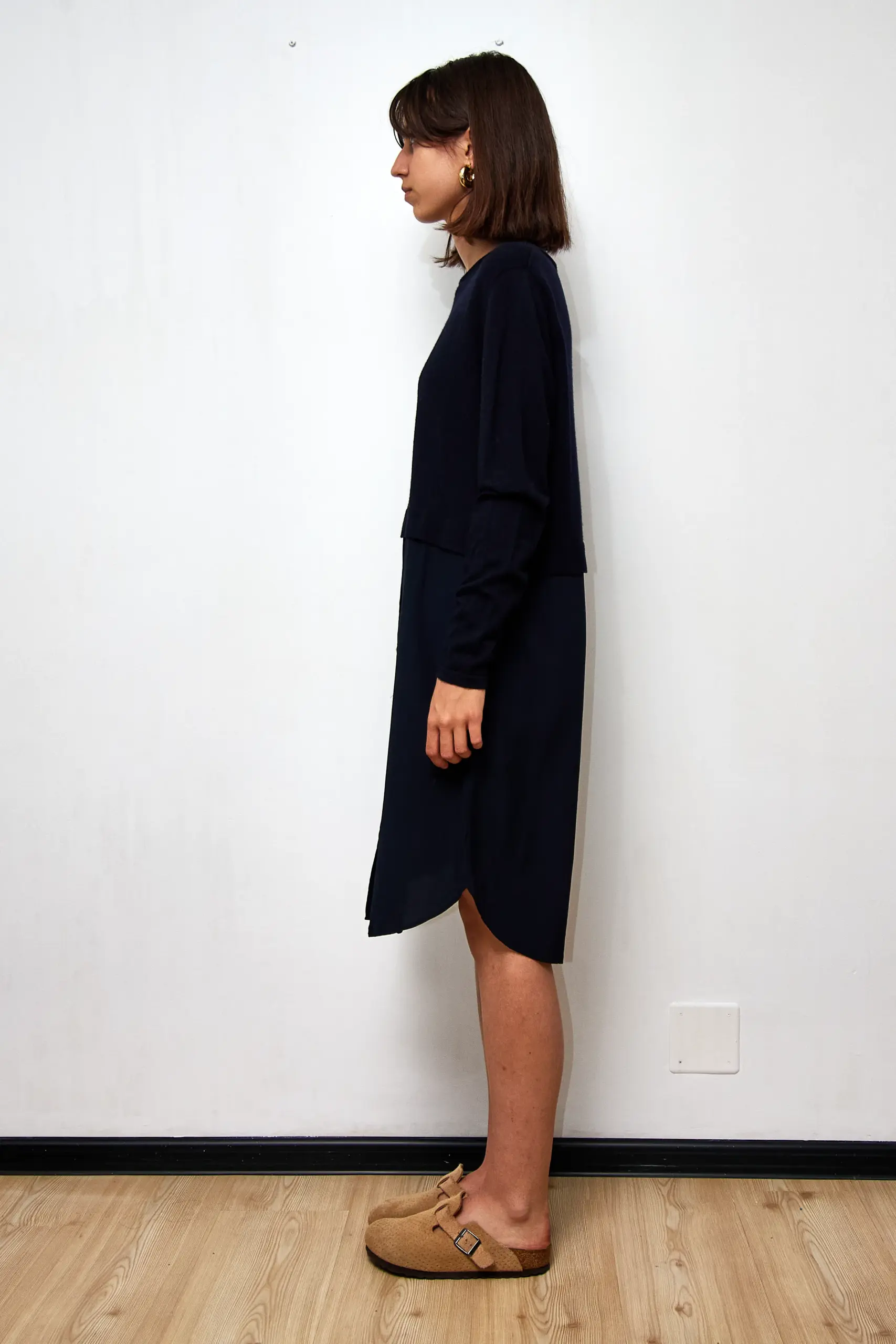 Rochie Duo COS, lână și mătase, mărime L - imagine 2