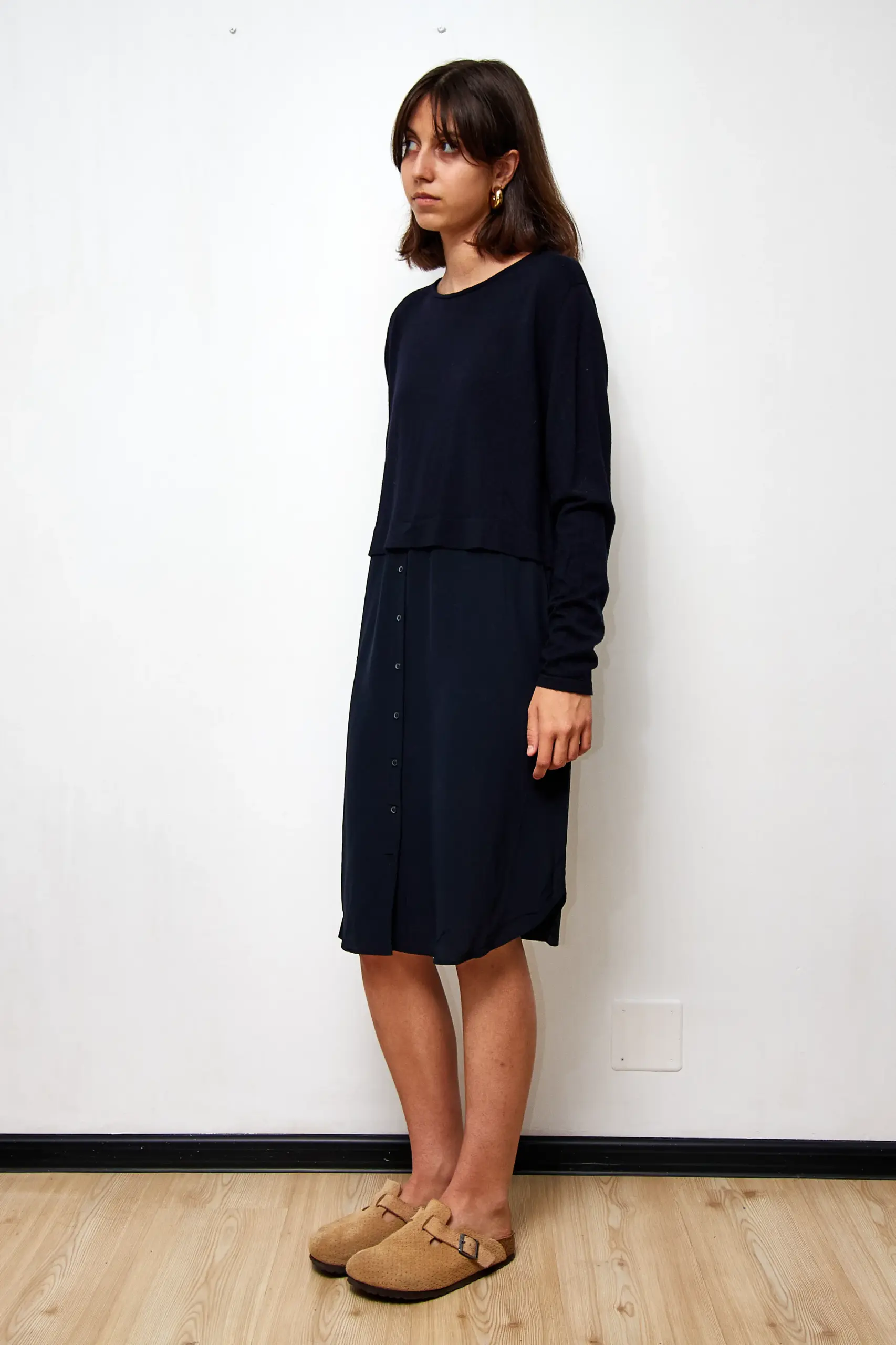 Rochie Duo COS, lână și mătase, mărime L - imagine 4