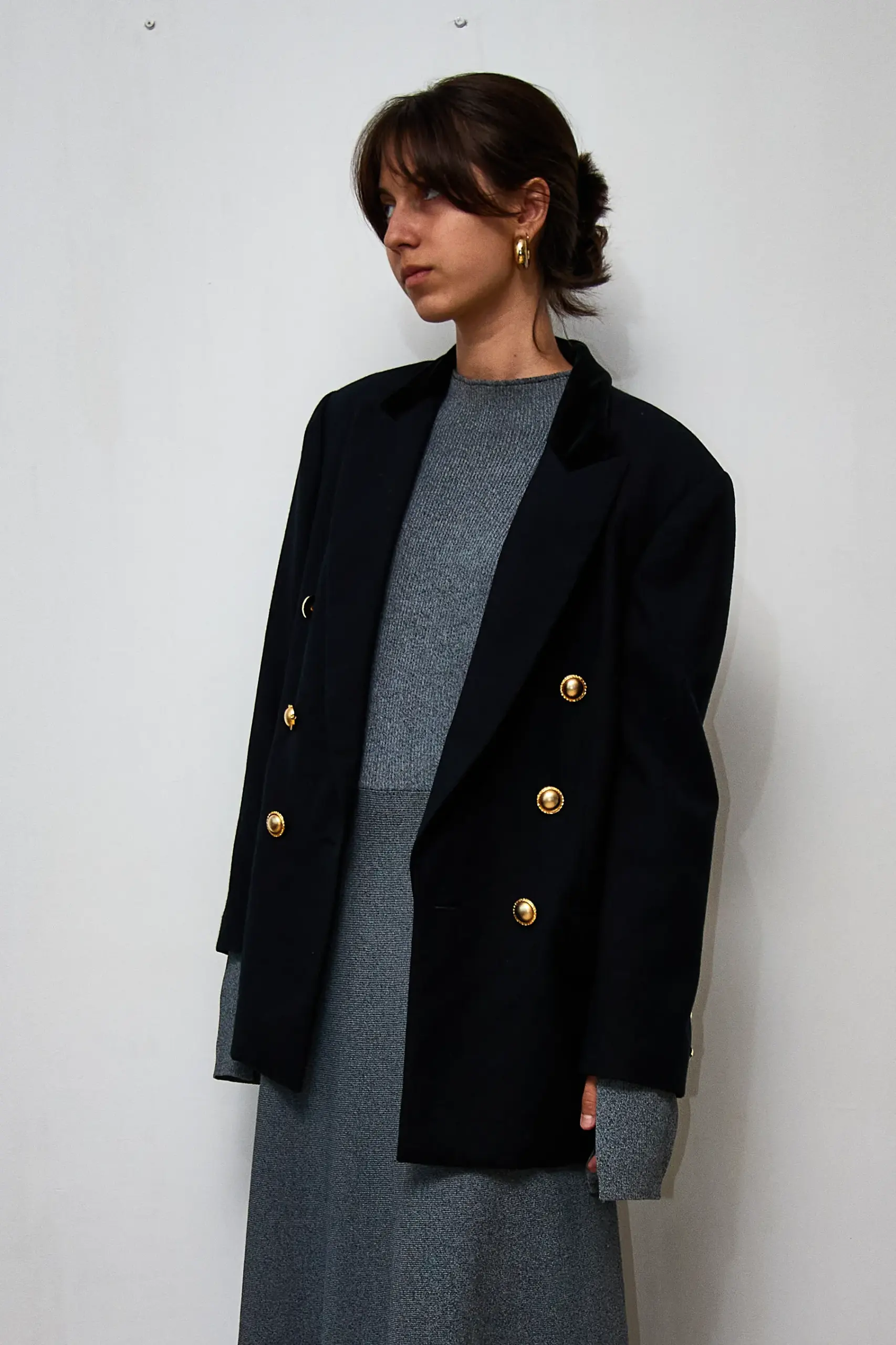 Sacou Valentino Garavani vintage negru, M