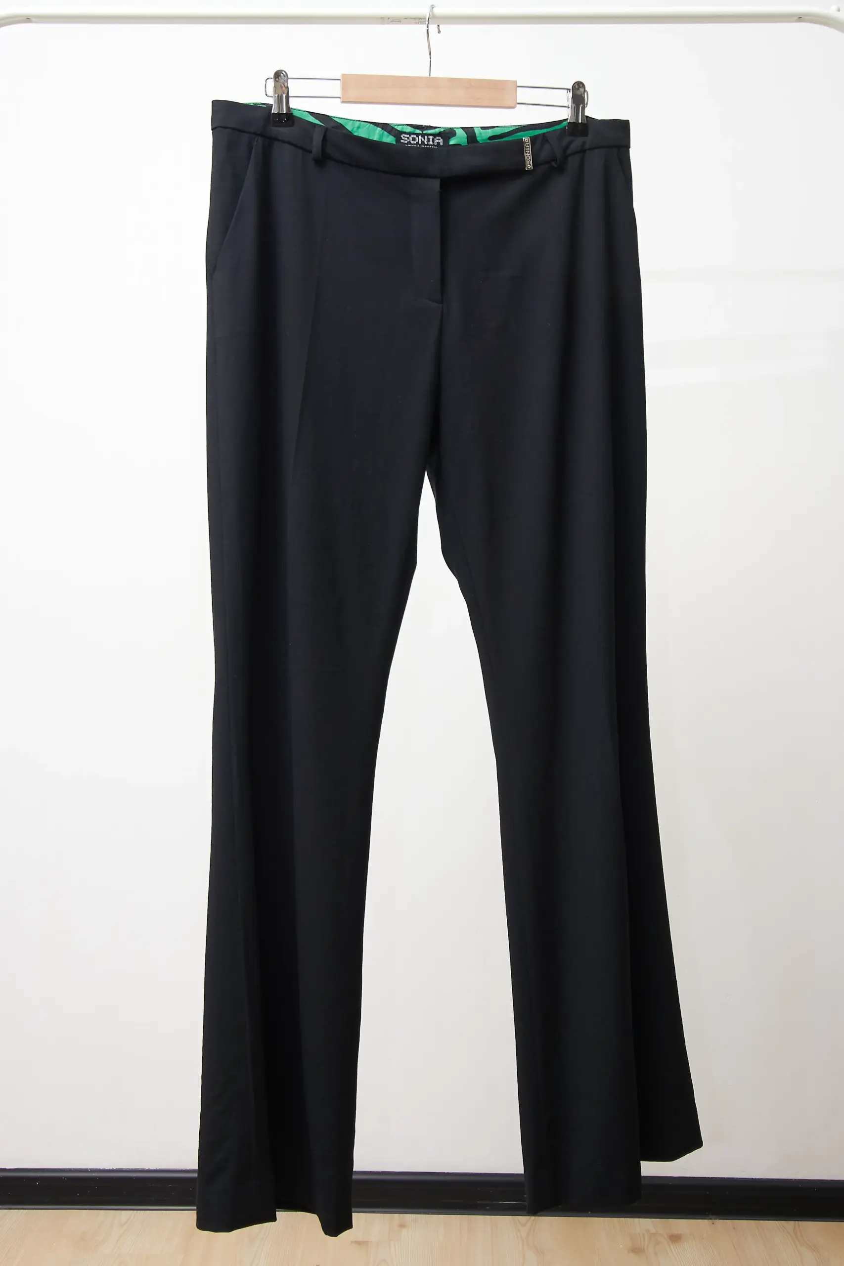 Pantaloni Vintage Sonia Rykiel Negri, mărime EU 42/L