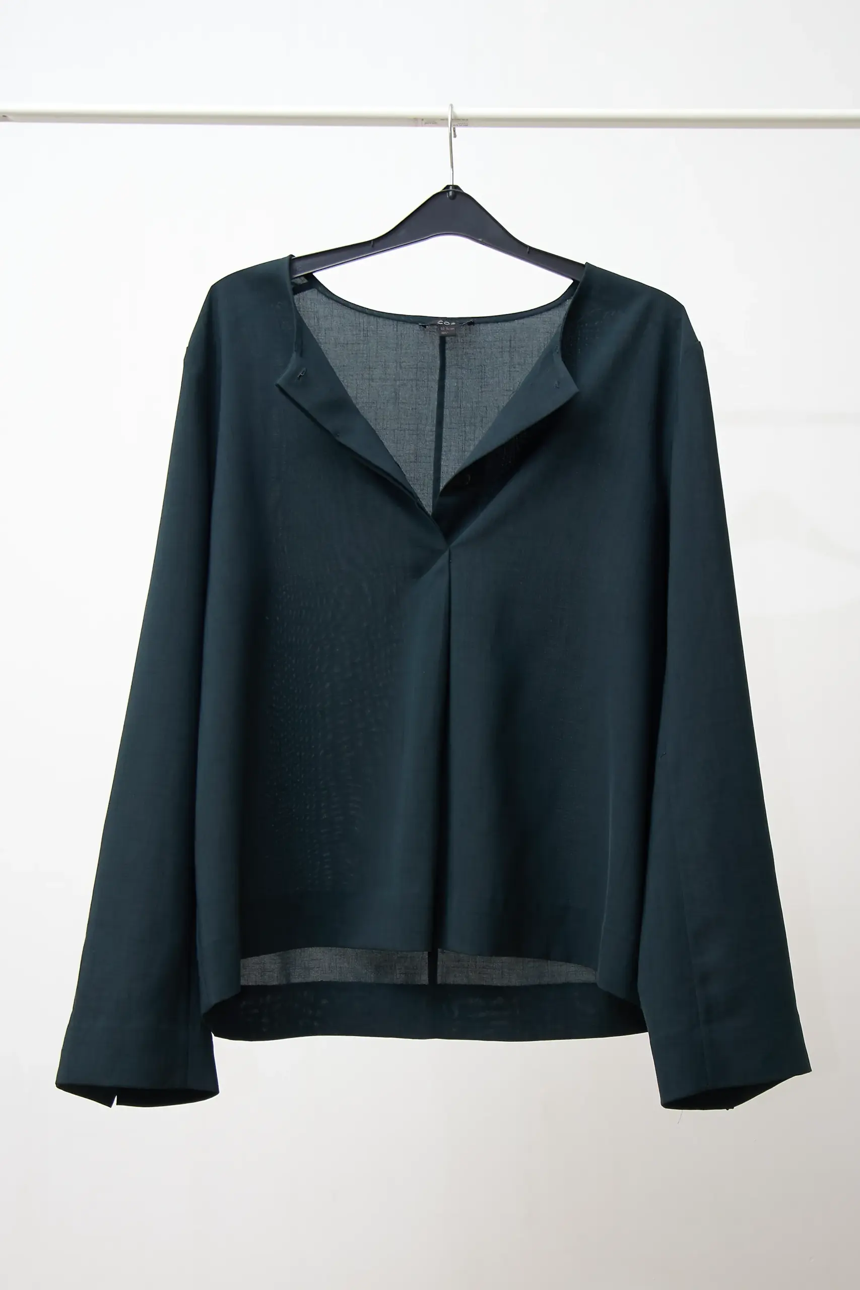 Cămășă COS verde pădure, mărime EU 44/L - imagine 3