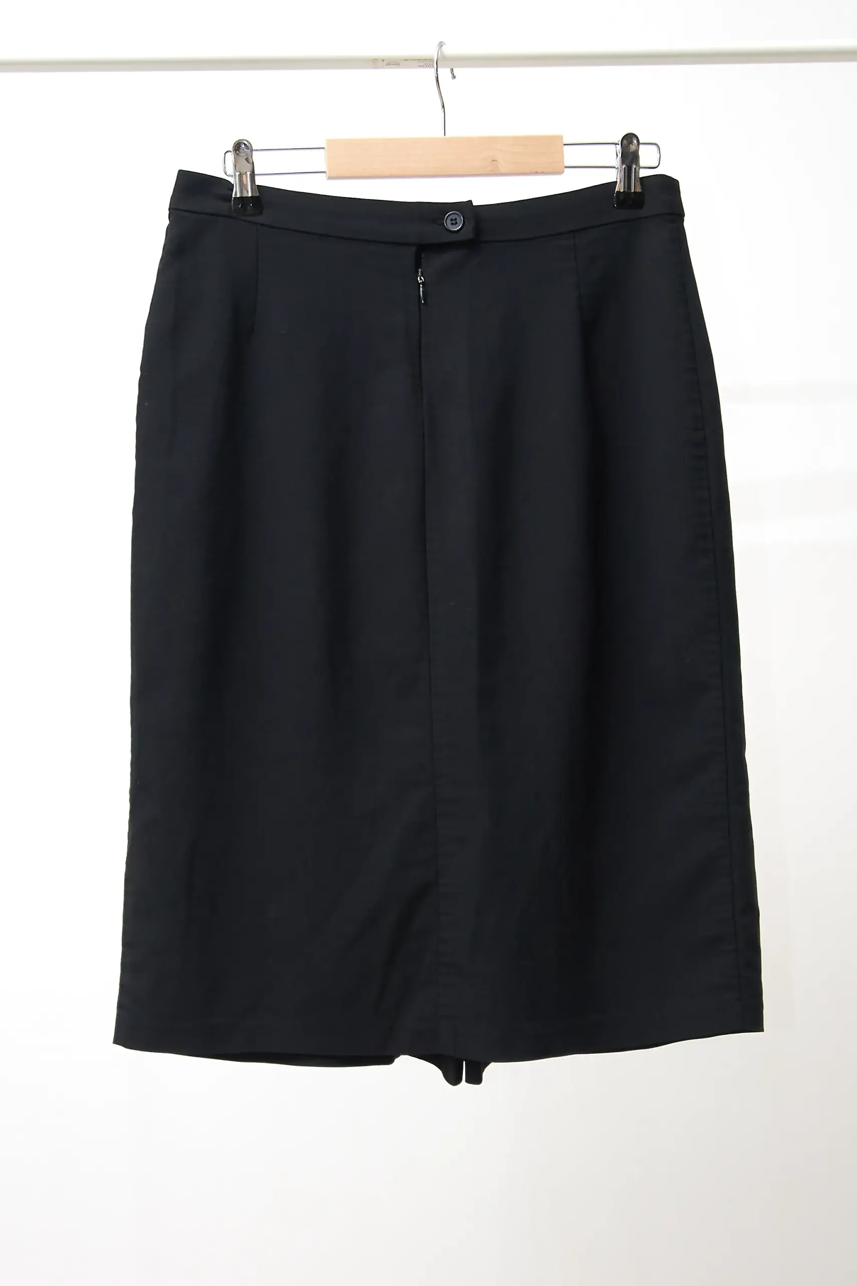 Fustă neagră vintage clasică, mărime EU 38/M - imagine 2