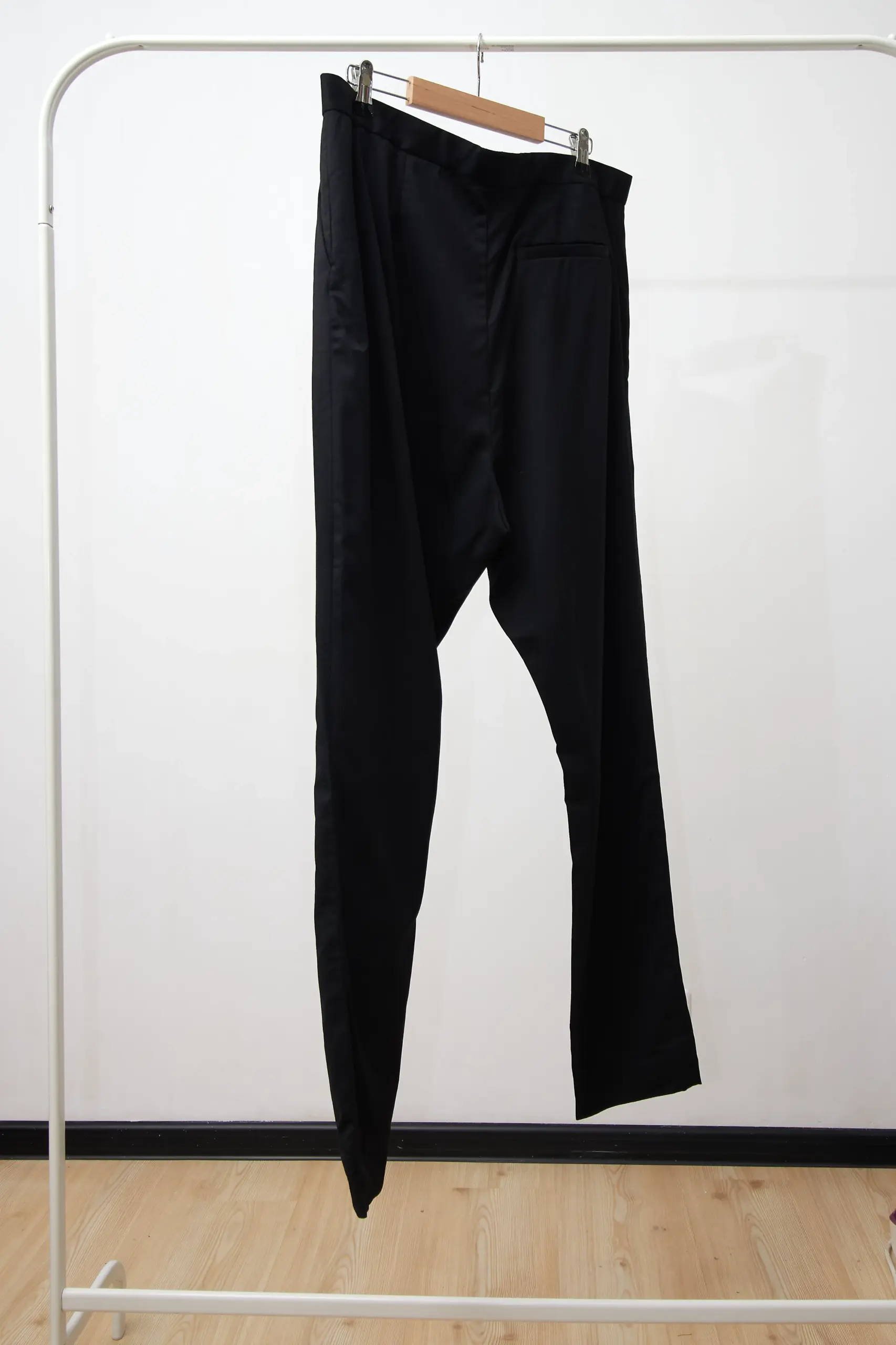 Pantaloni de lână COS negri, EU 42/L - imagine 2