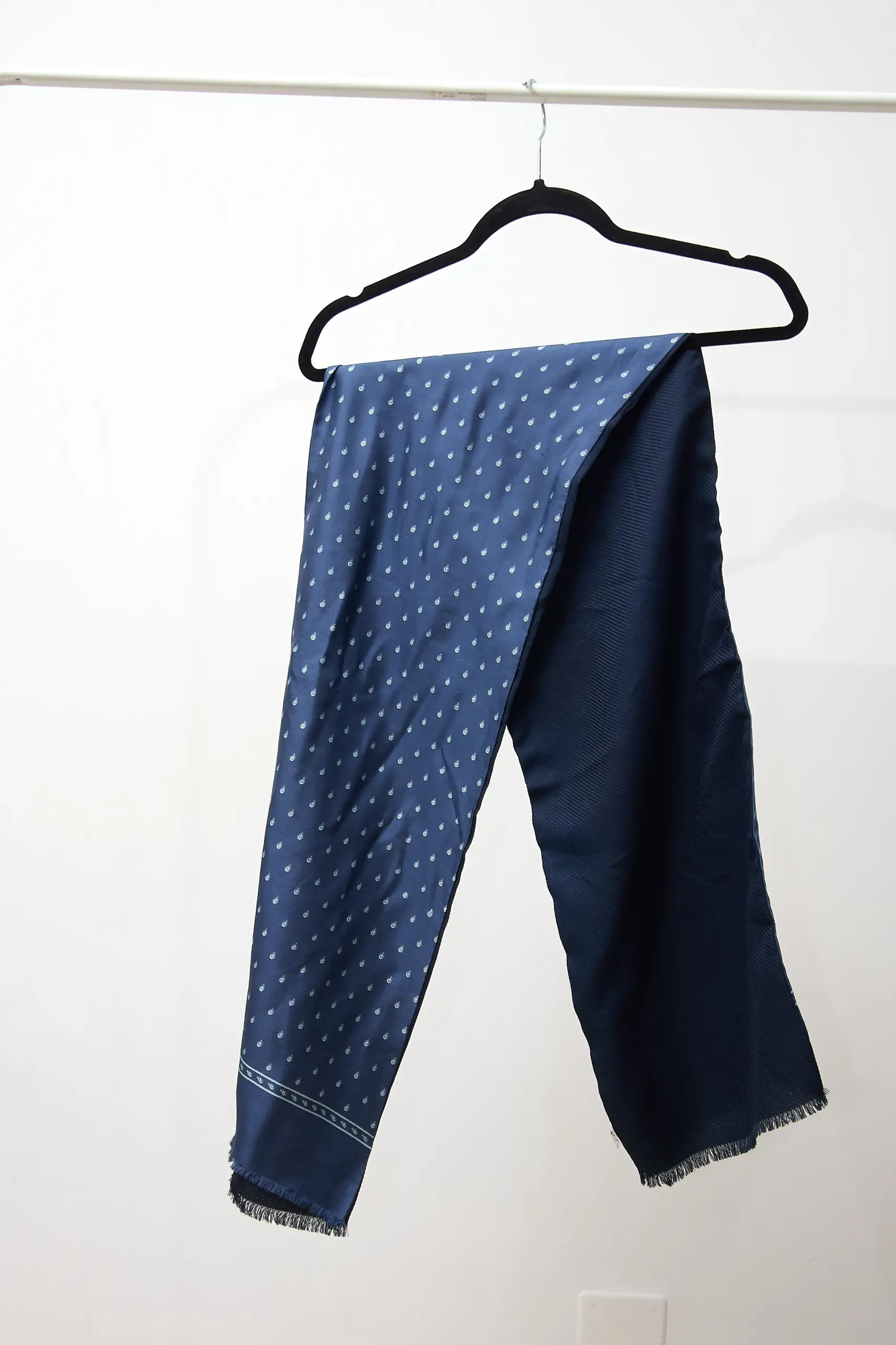 Eșarfă vintage de mătase pentru bărbați - imagine 2