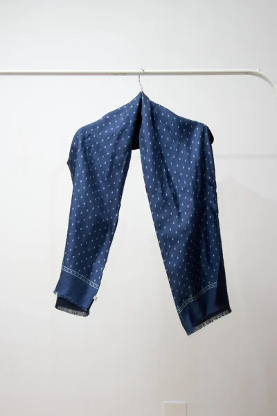 Eșarfă vintage de mătase pentru bărbați