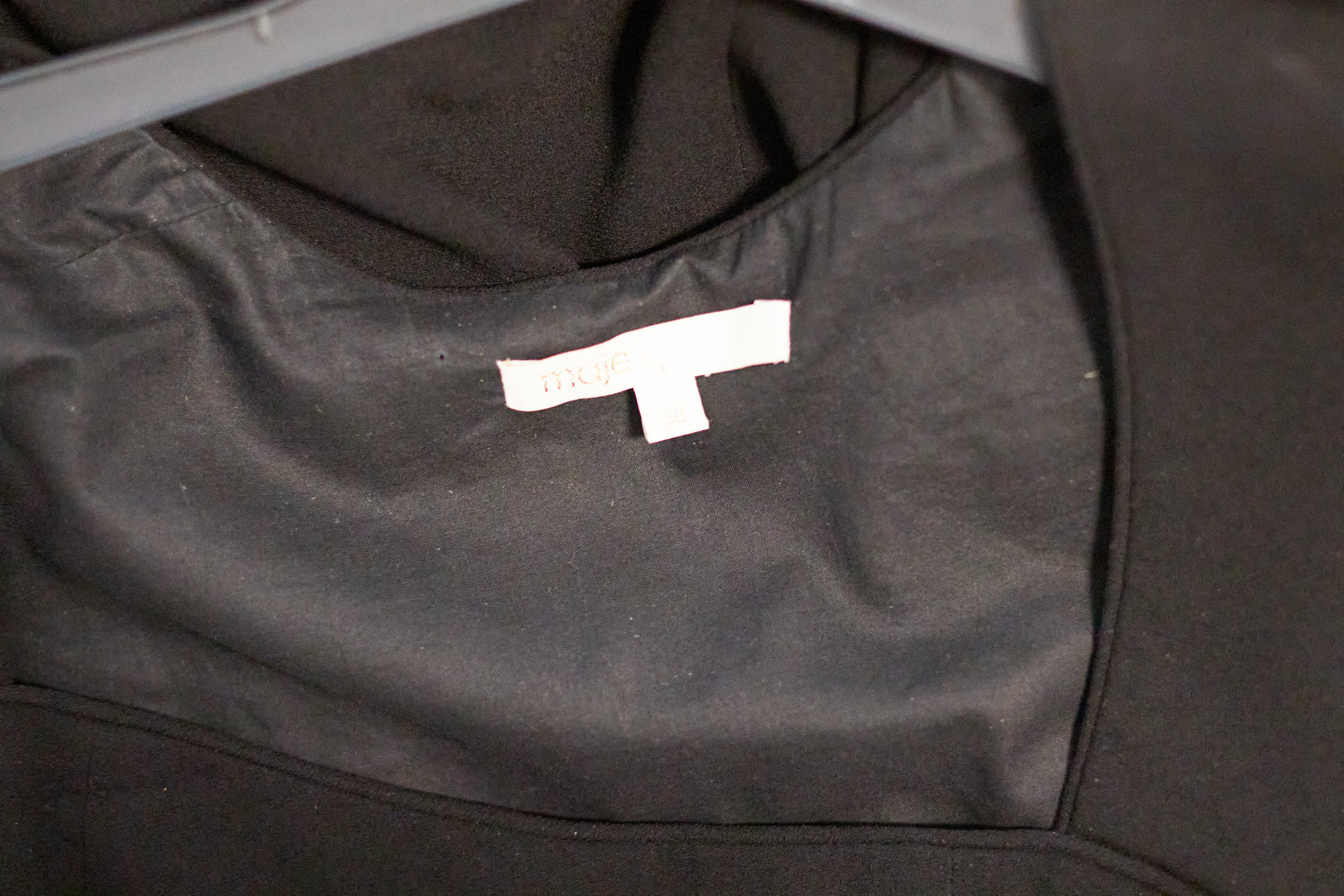 Rochie neagră Maje, S - imagine 5