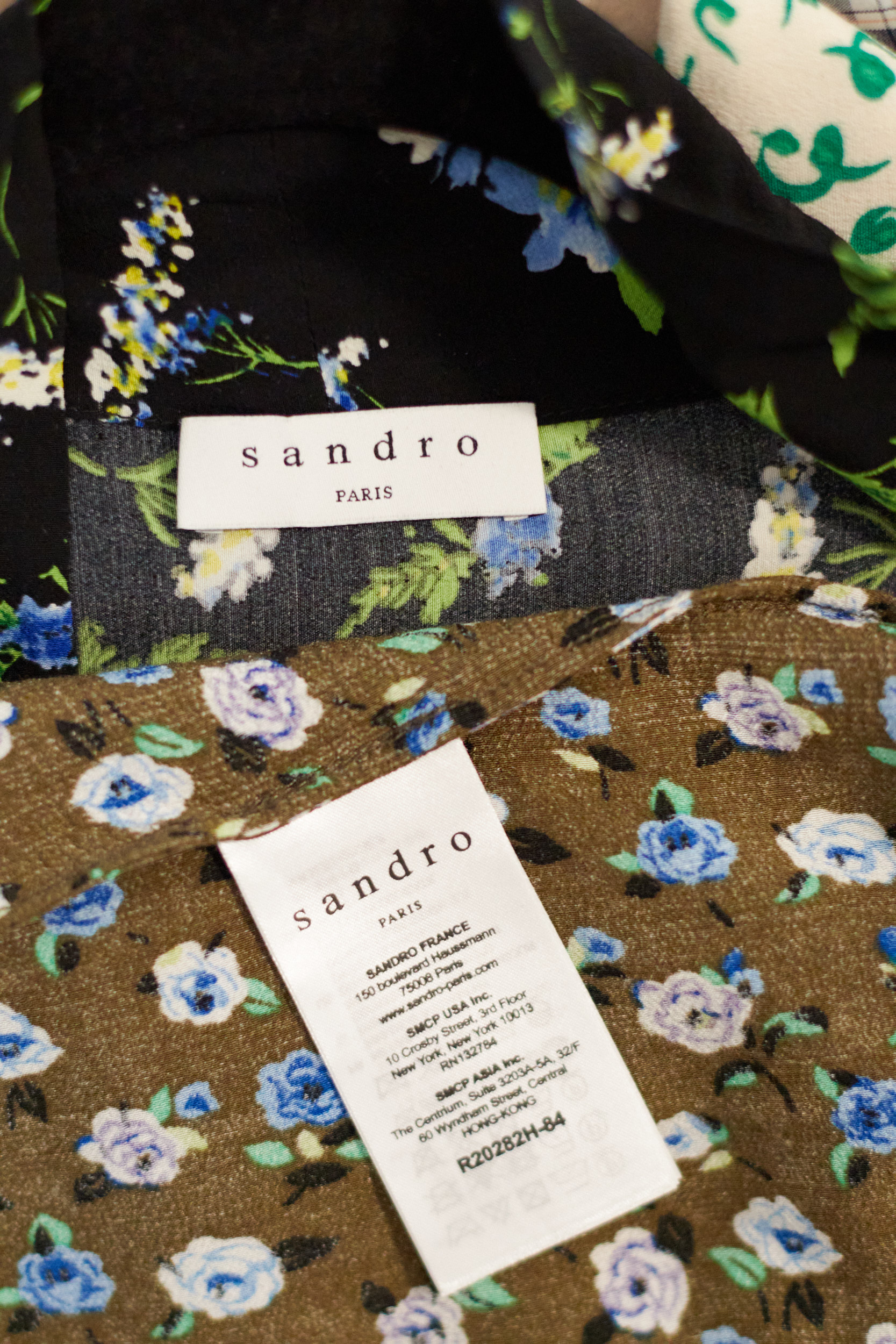 Rochie Sandro cu imprimeu floral, EU 38 - imagine 8