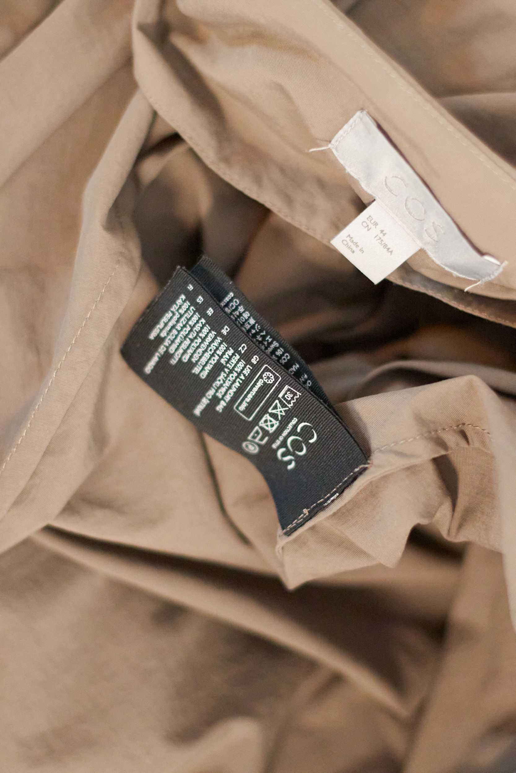 Fustă din nylon COS cu buzunare, EU 44/L - imagine 4