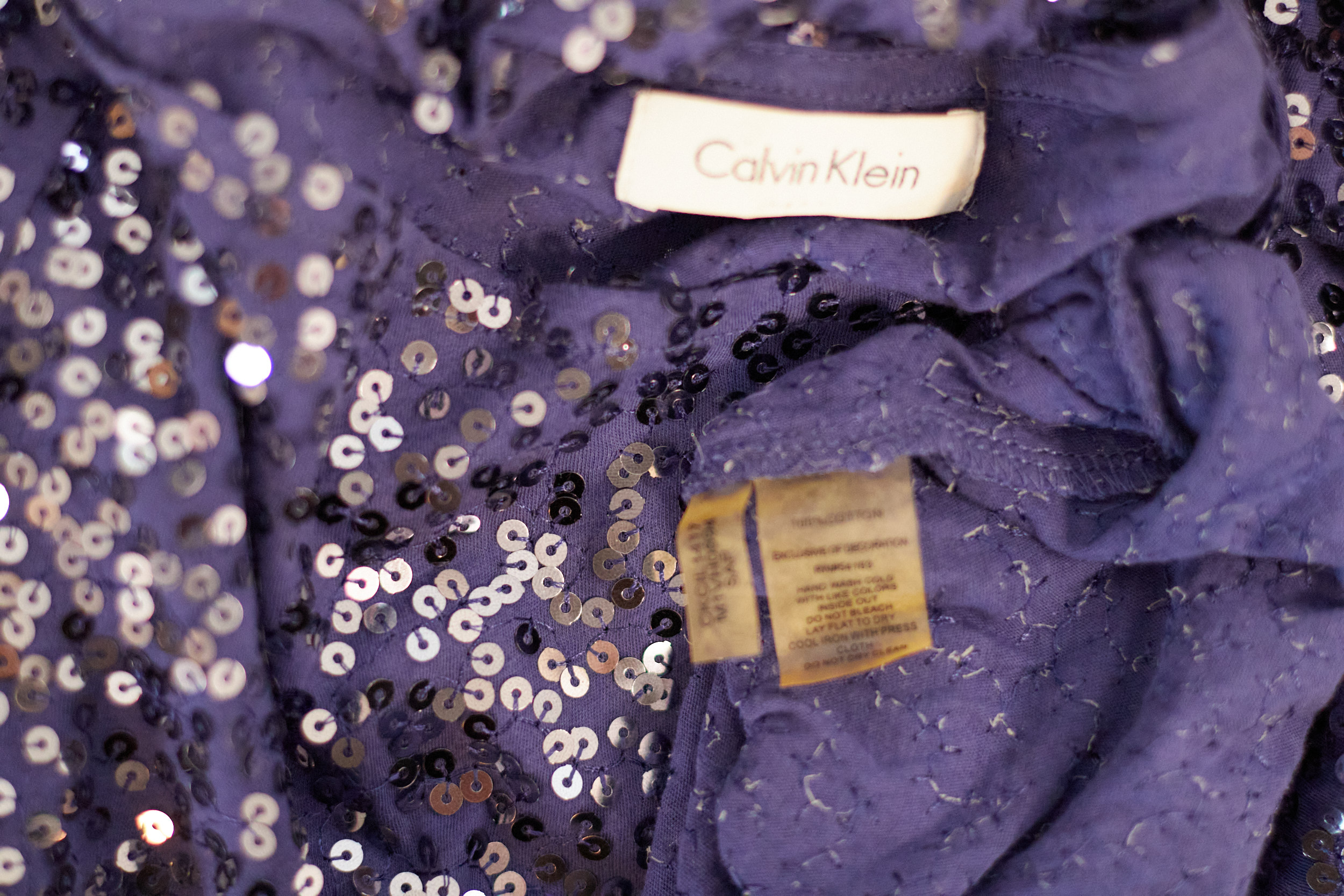 Bluză Calvin Klein cu paiete, S - imagine 5