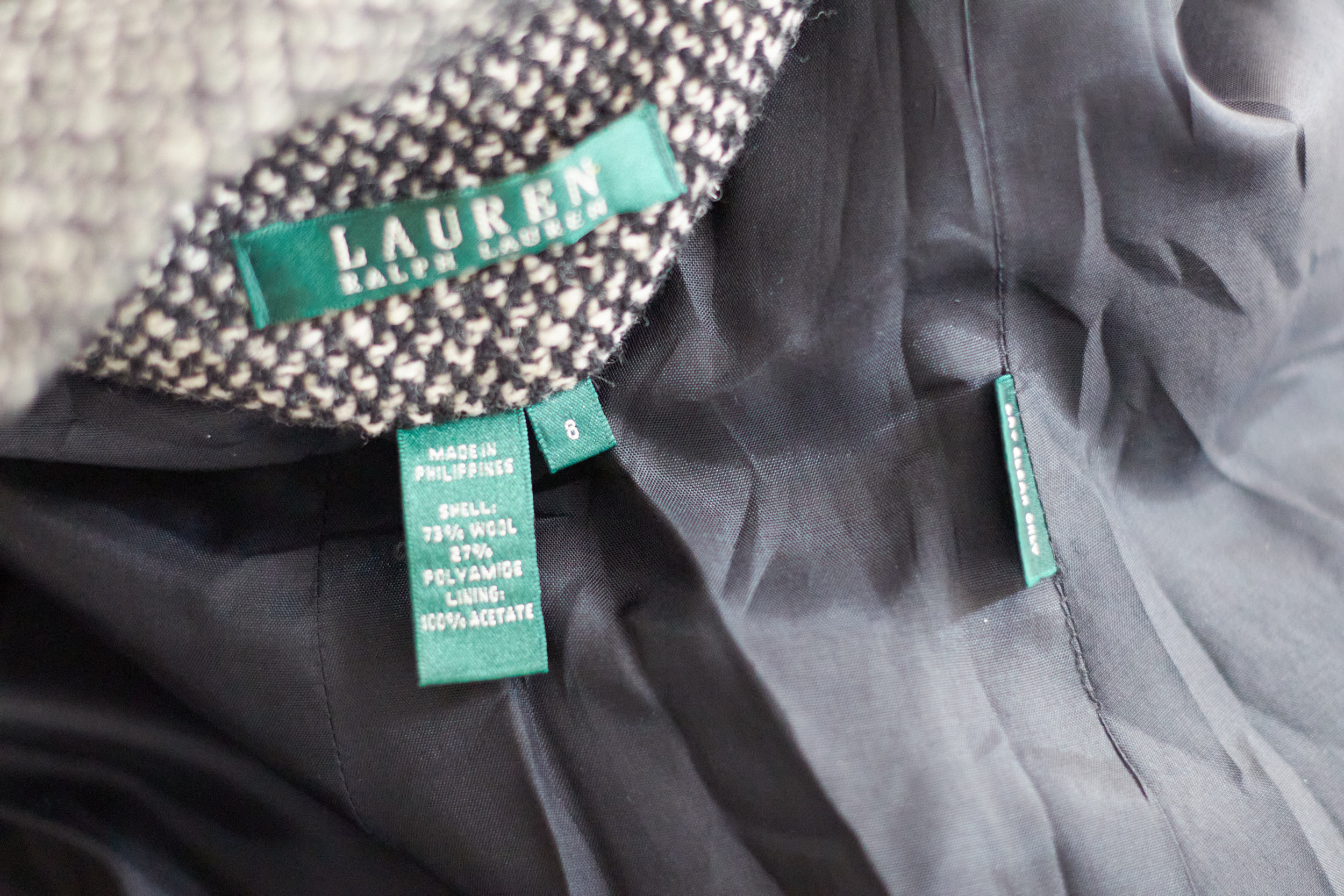 Sacou Lauren Ralph Lauren din lână, EU 38 - imagine 7