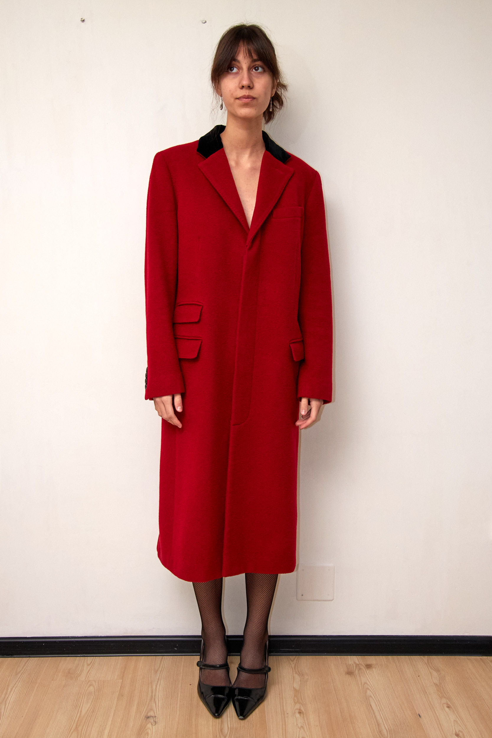 Palton din lână și cașmir Polo Ralph Lauren M - imagine 3