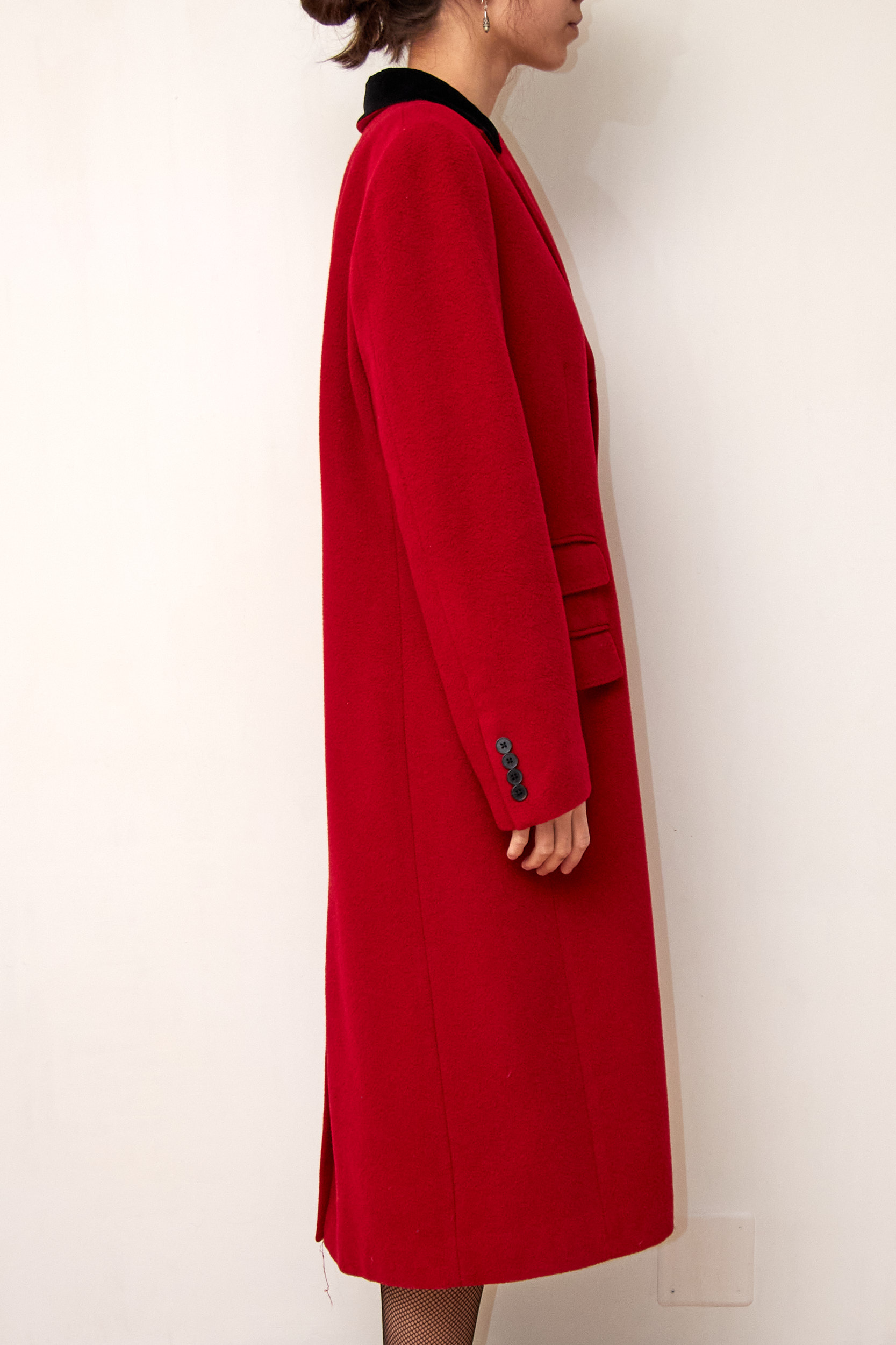 Palton din lână și cașmir Polo Ralph Lauren M - imagine 4