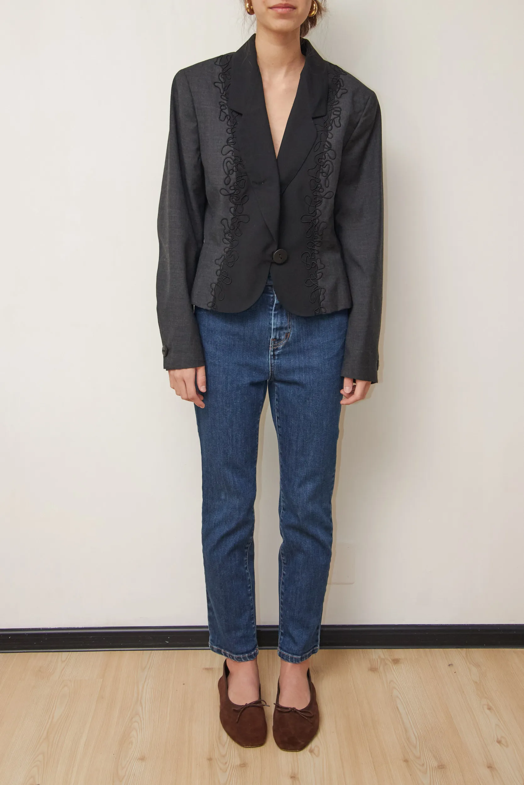 Sacou SOPRANI DONNA – Broderie 'Soutache' și Lână Virgină M - imagine 3