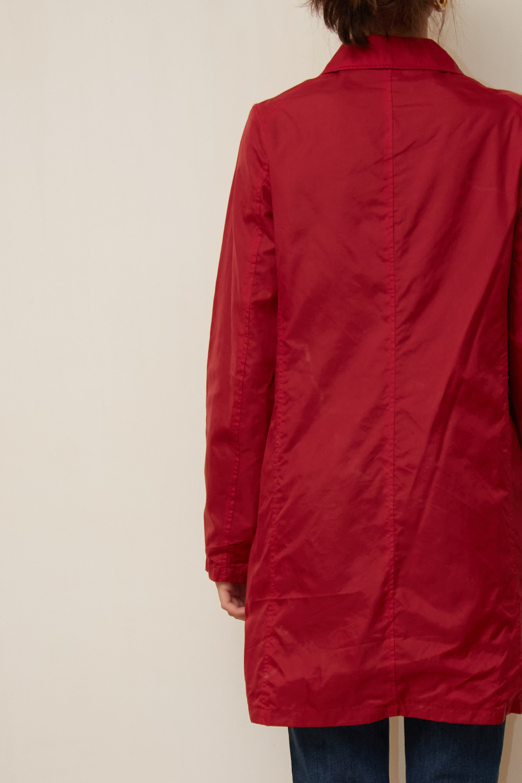 Pardesiu Impermeabil Alberto Aspesi Roșu XS - imagine 5