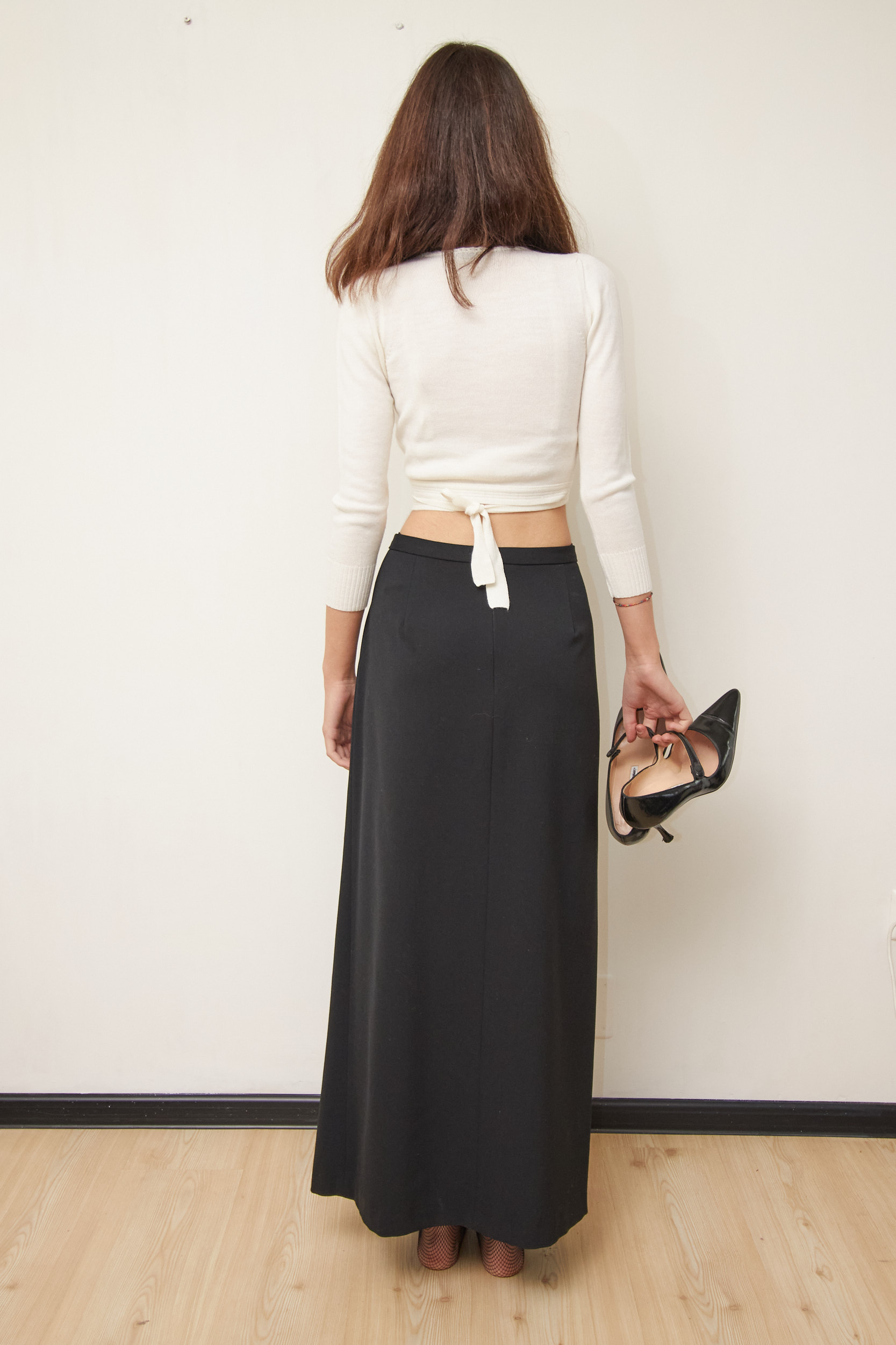 Fustă Maxi 'Sculpting Wool' SARA GLENZER – M/L - imagine 5