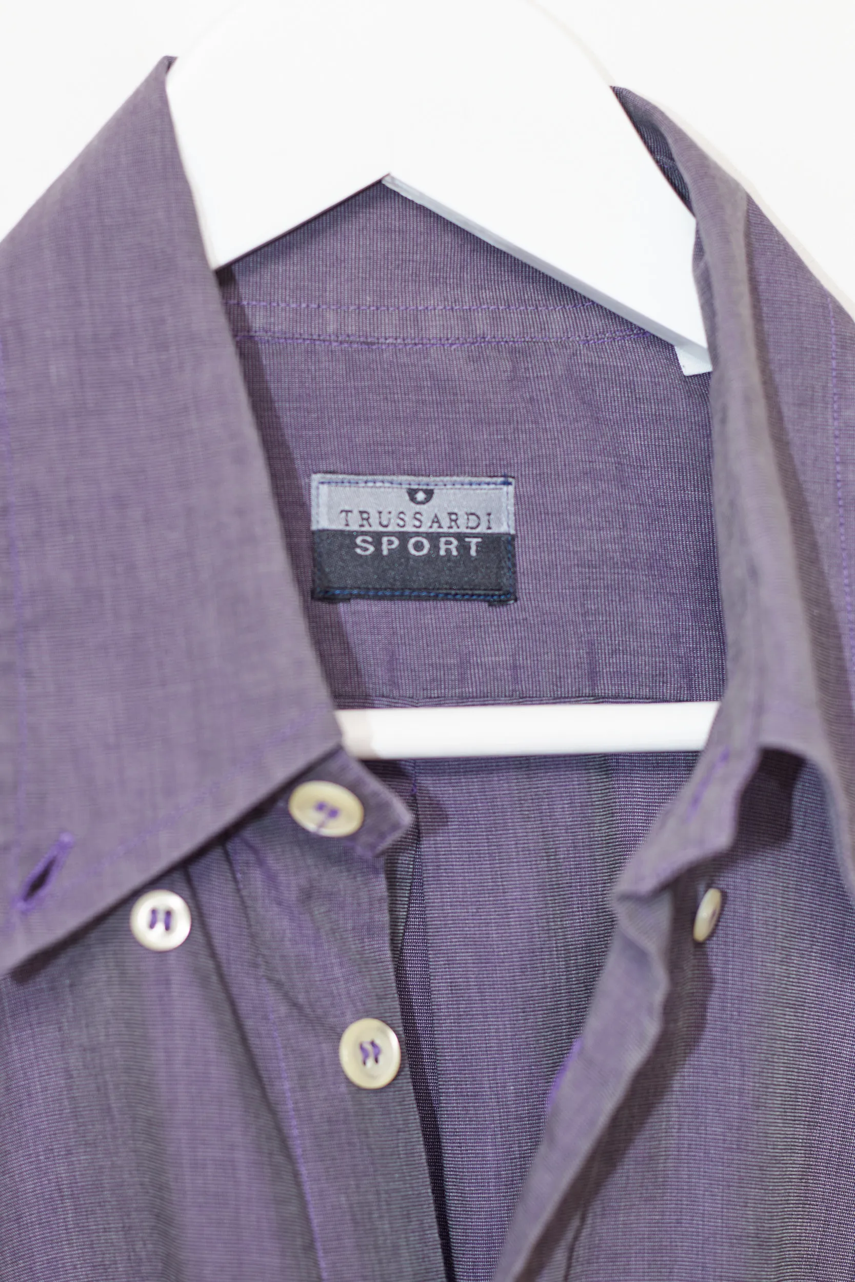 Cămașă Vintage Trussardi Sport – Casual Luxury S - imagine 4