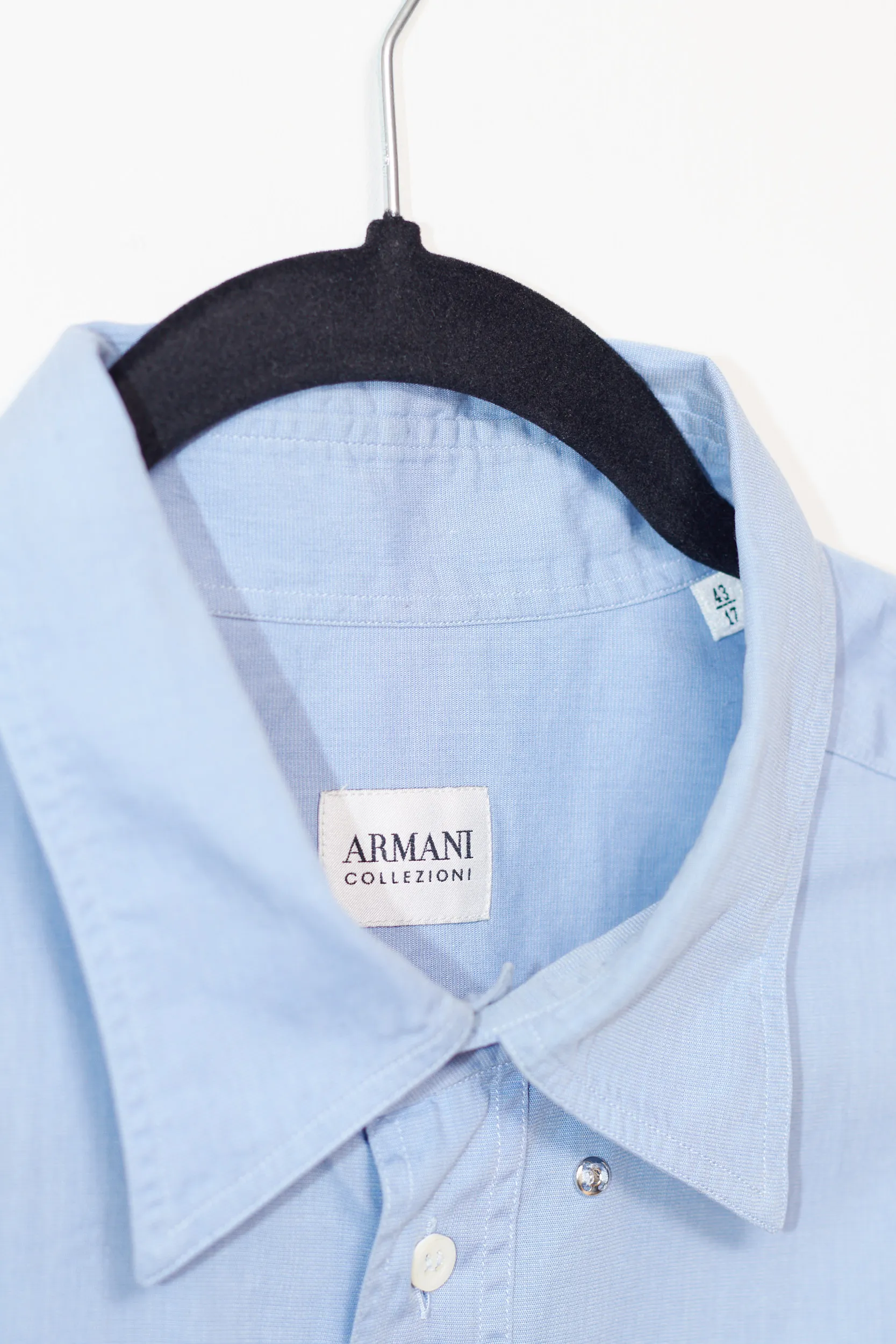 Cămașă Armani Collezioni Light Blue L - imagine 4